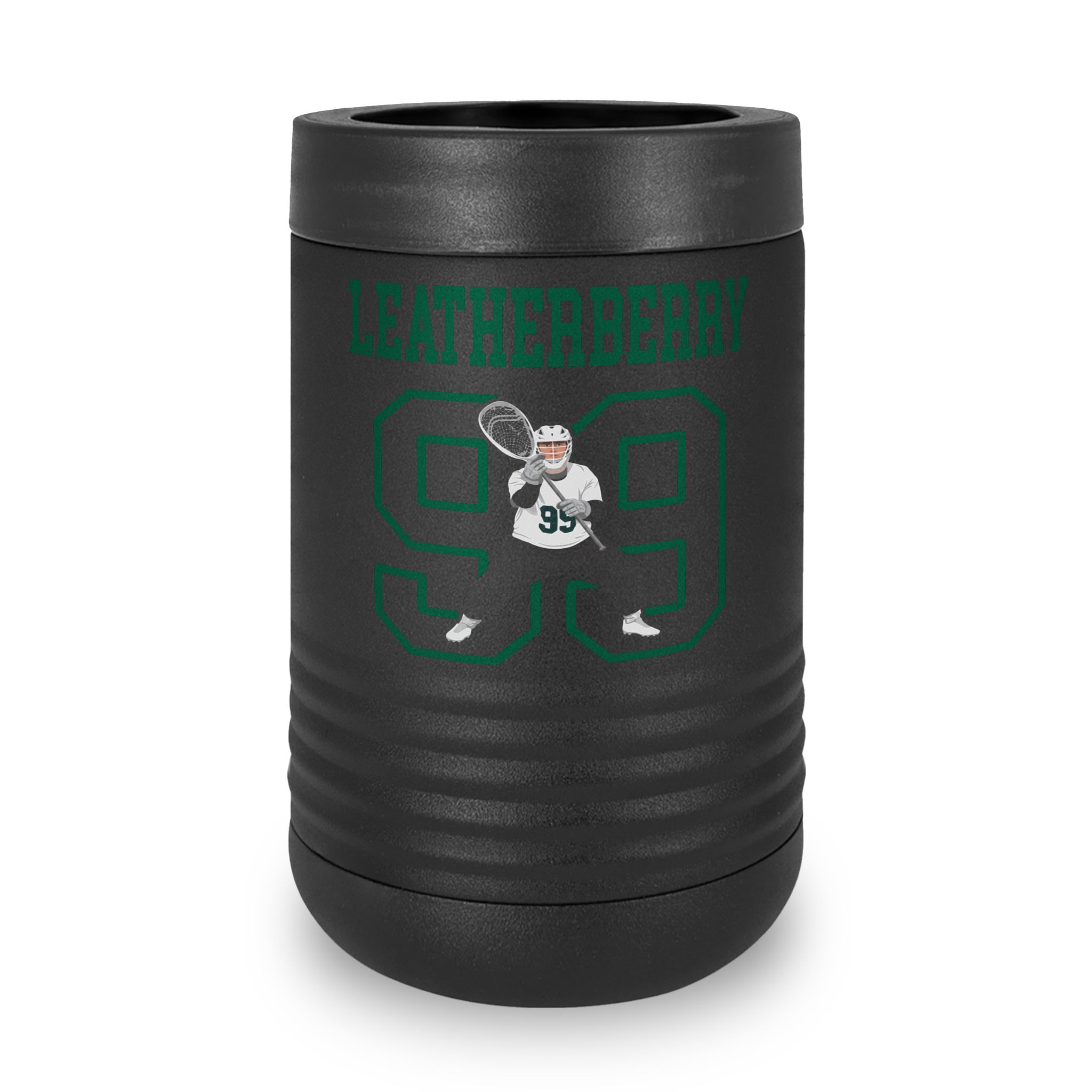 Stainless Can Cooler — character_shirsey in Black