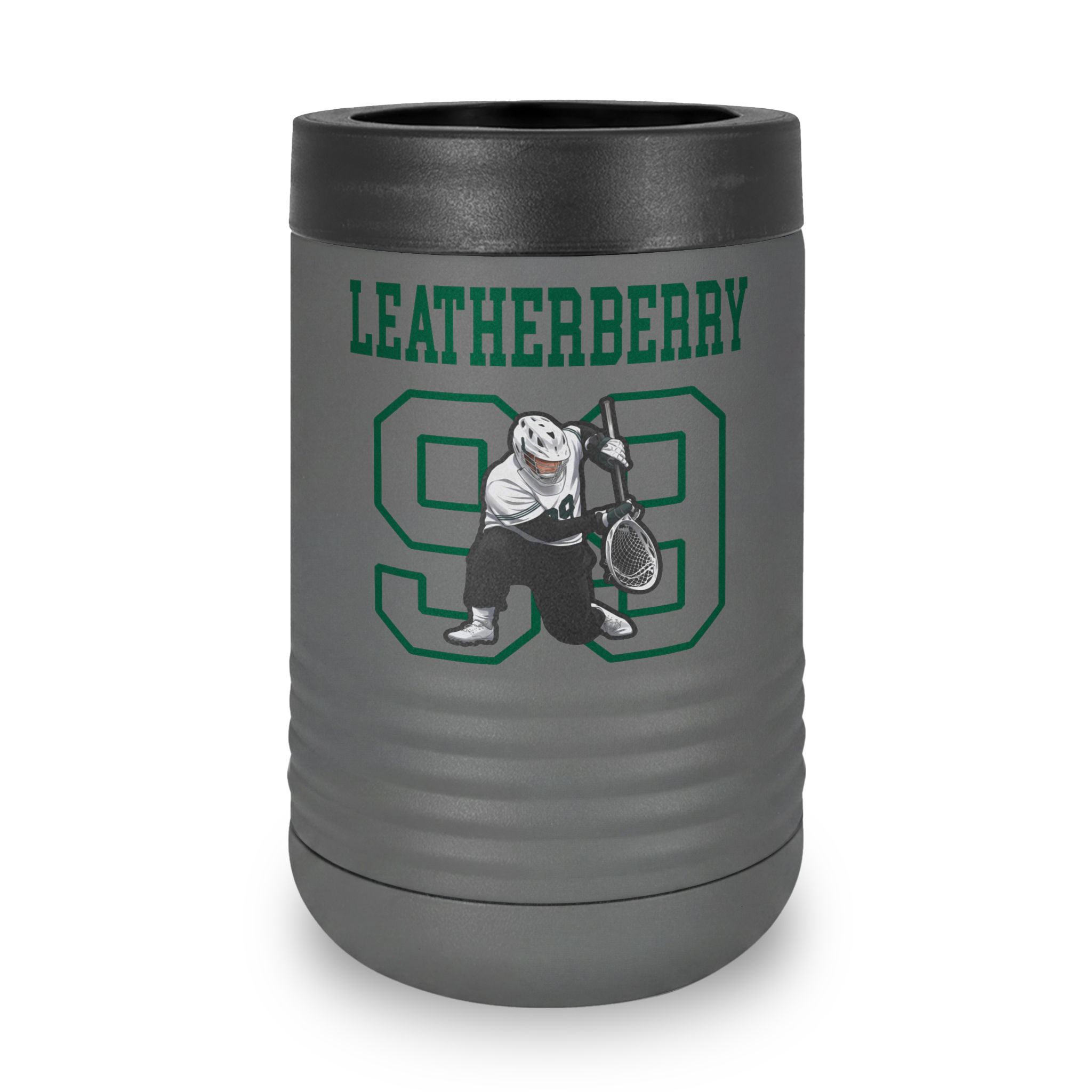 Stainless Can Cooler — character_shirsey in Grey