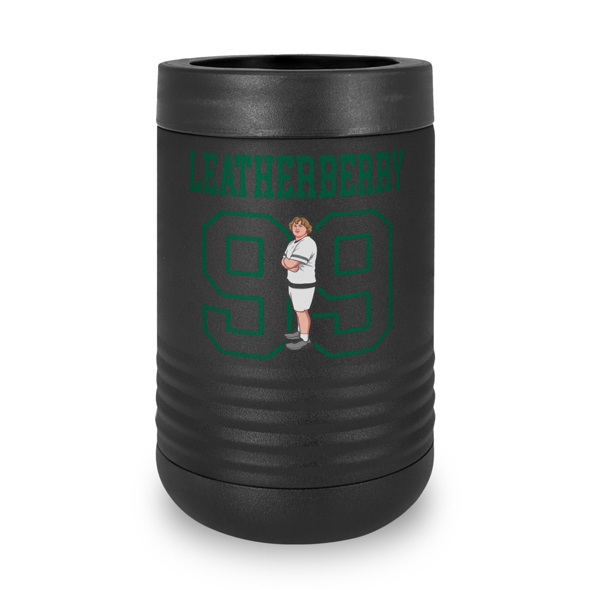 Stainless Can Cooler — character_shirsey in Black
