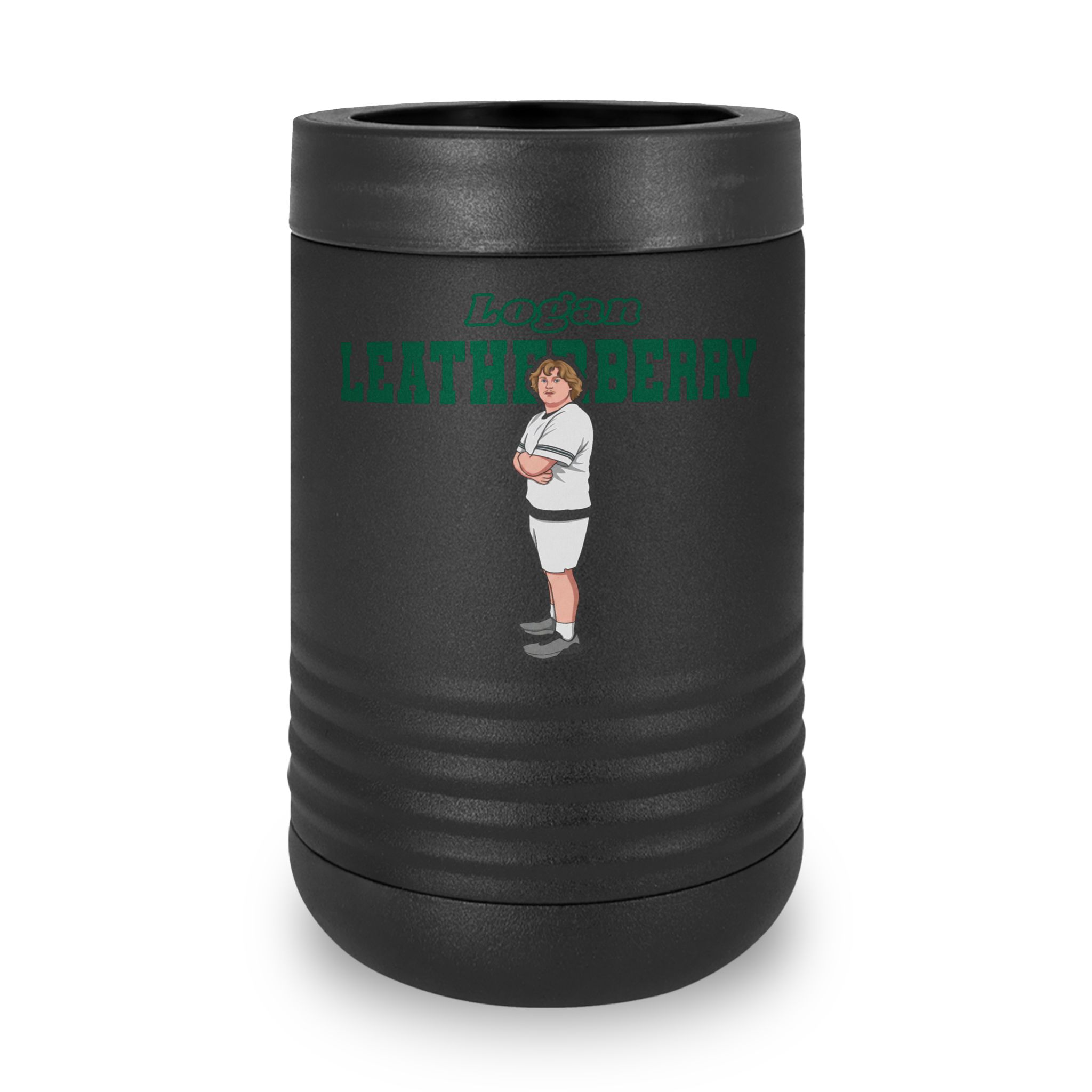 Stainless Can Cooler — character_name_arch in Black