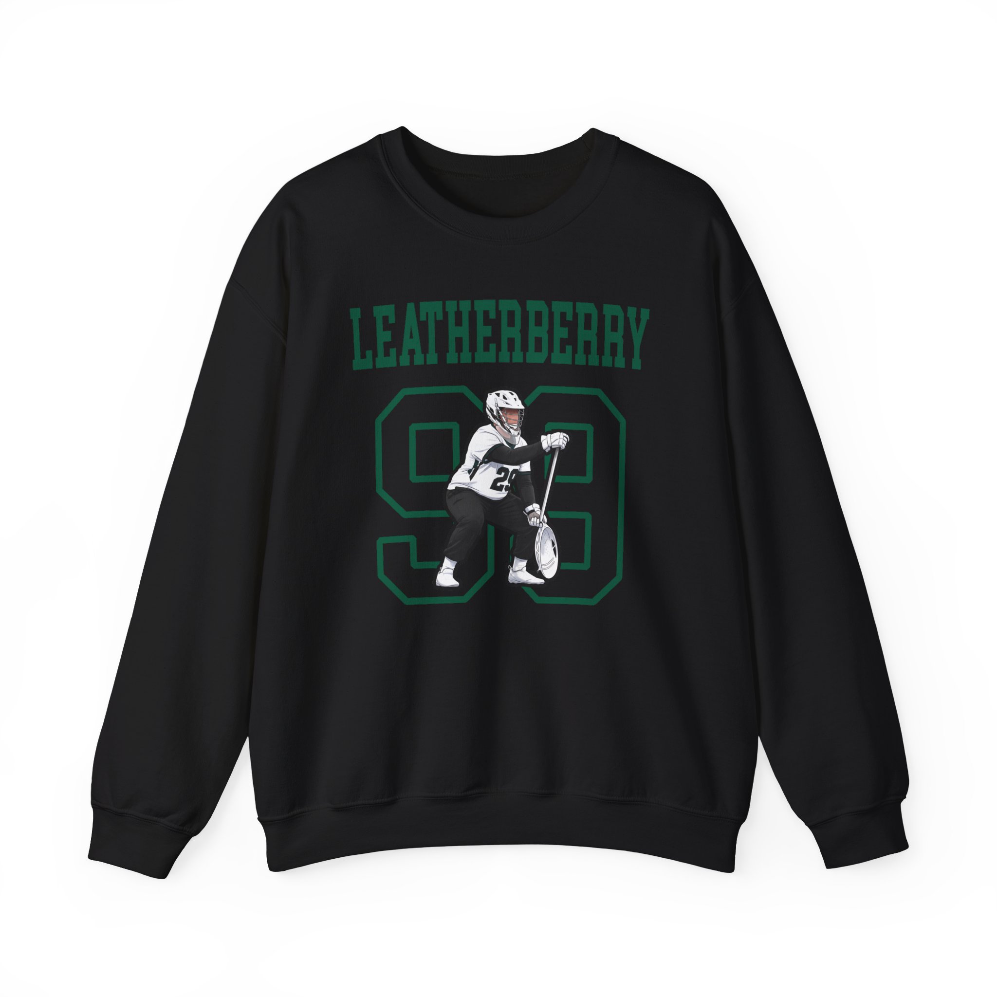 Crewneck Sweatshirt — character_shirsey in Black