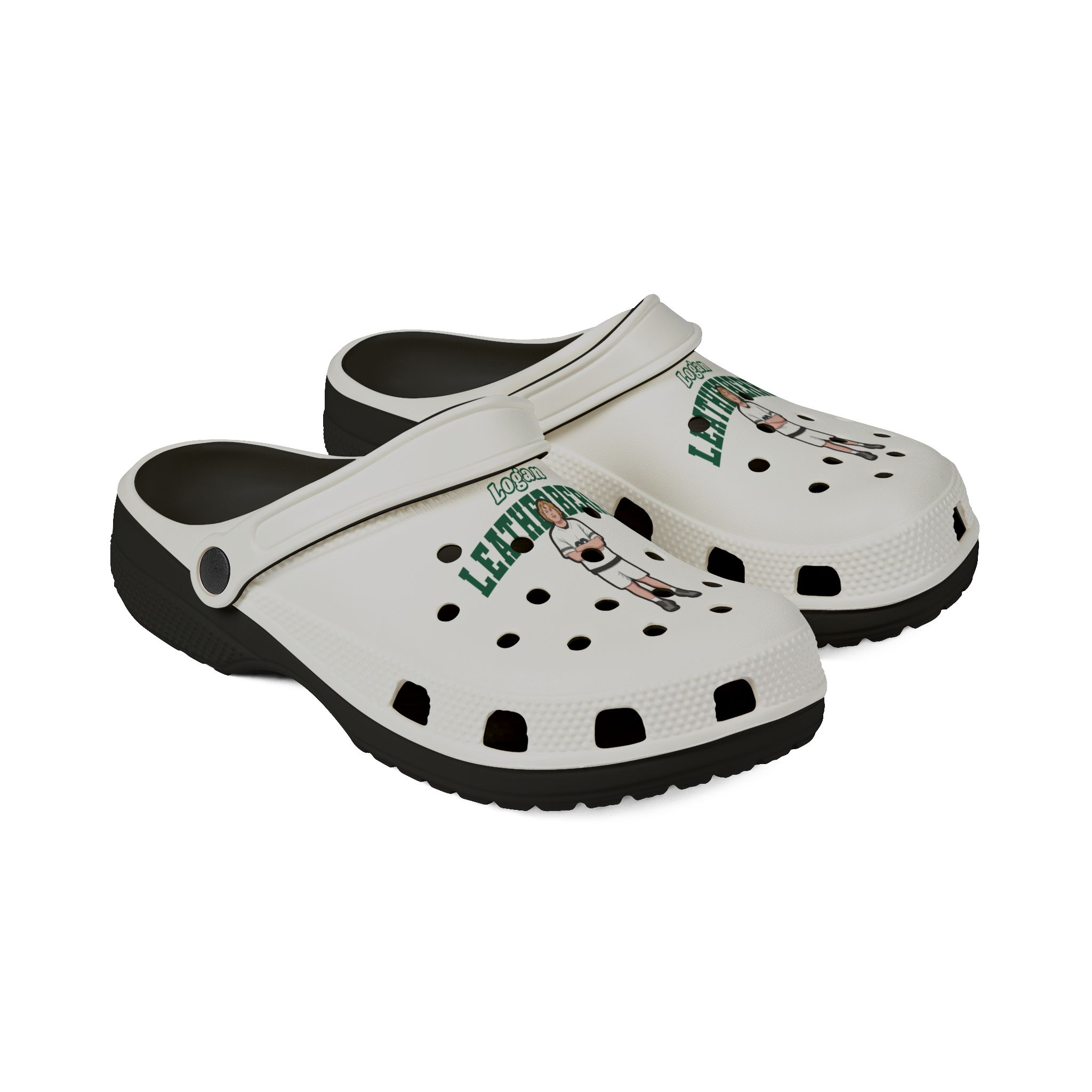 Rubber Clogs — character_name_arch in Black