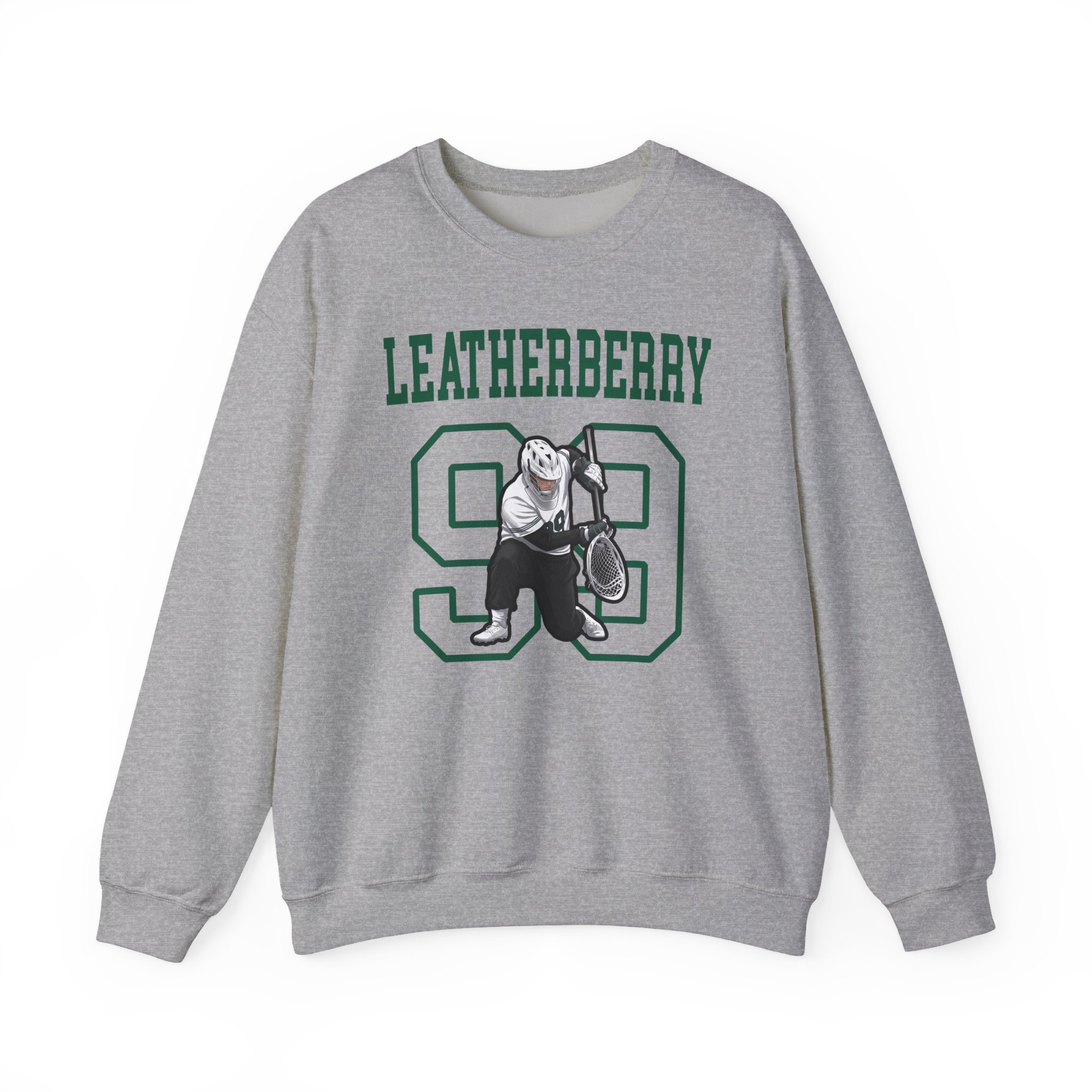 Crewneck Sweatshirt — character_shirsey in Grey