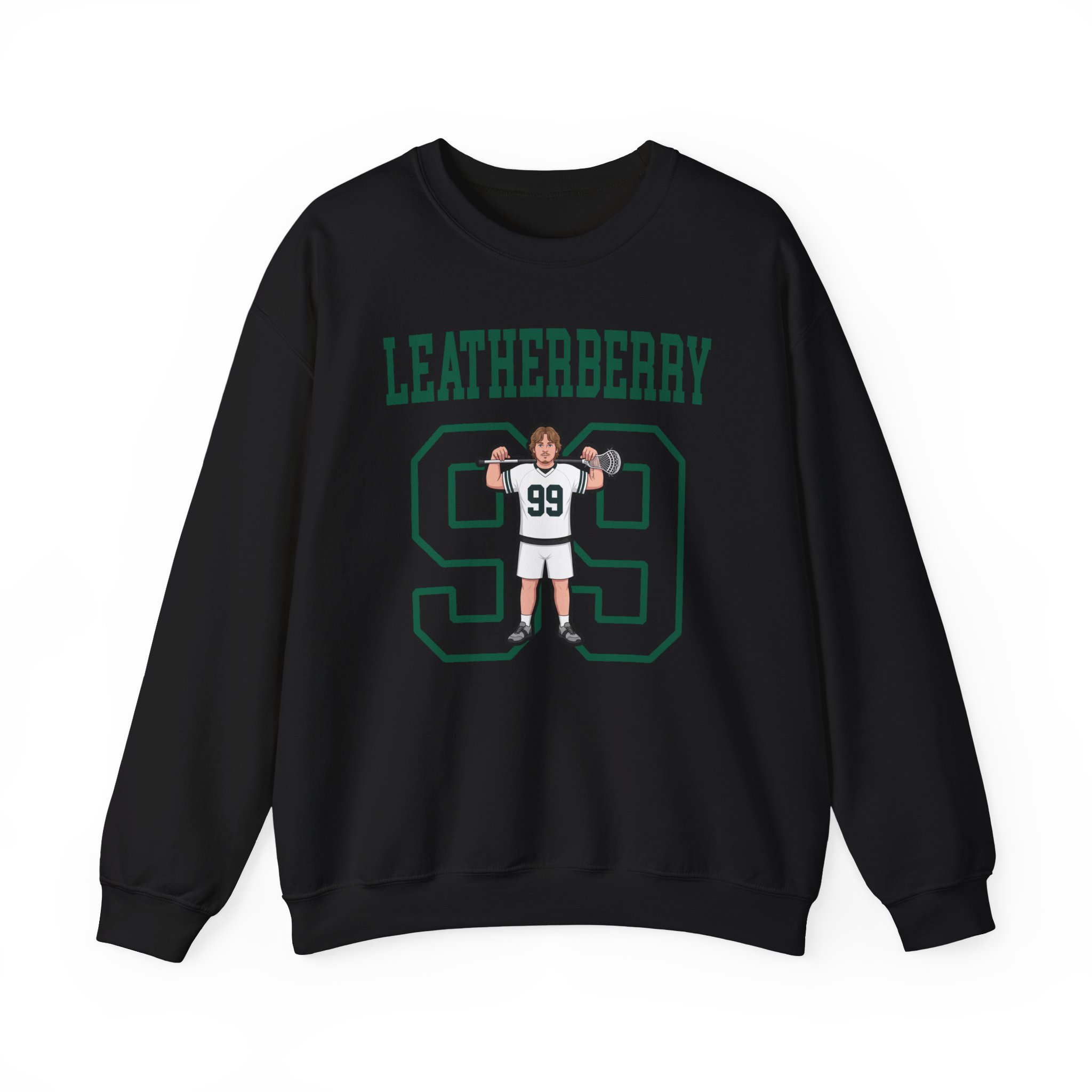 Crewneck Sweatshirt — character_shirsey in Black