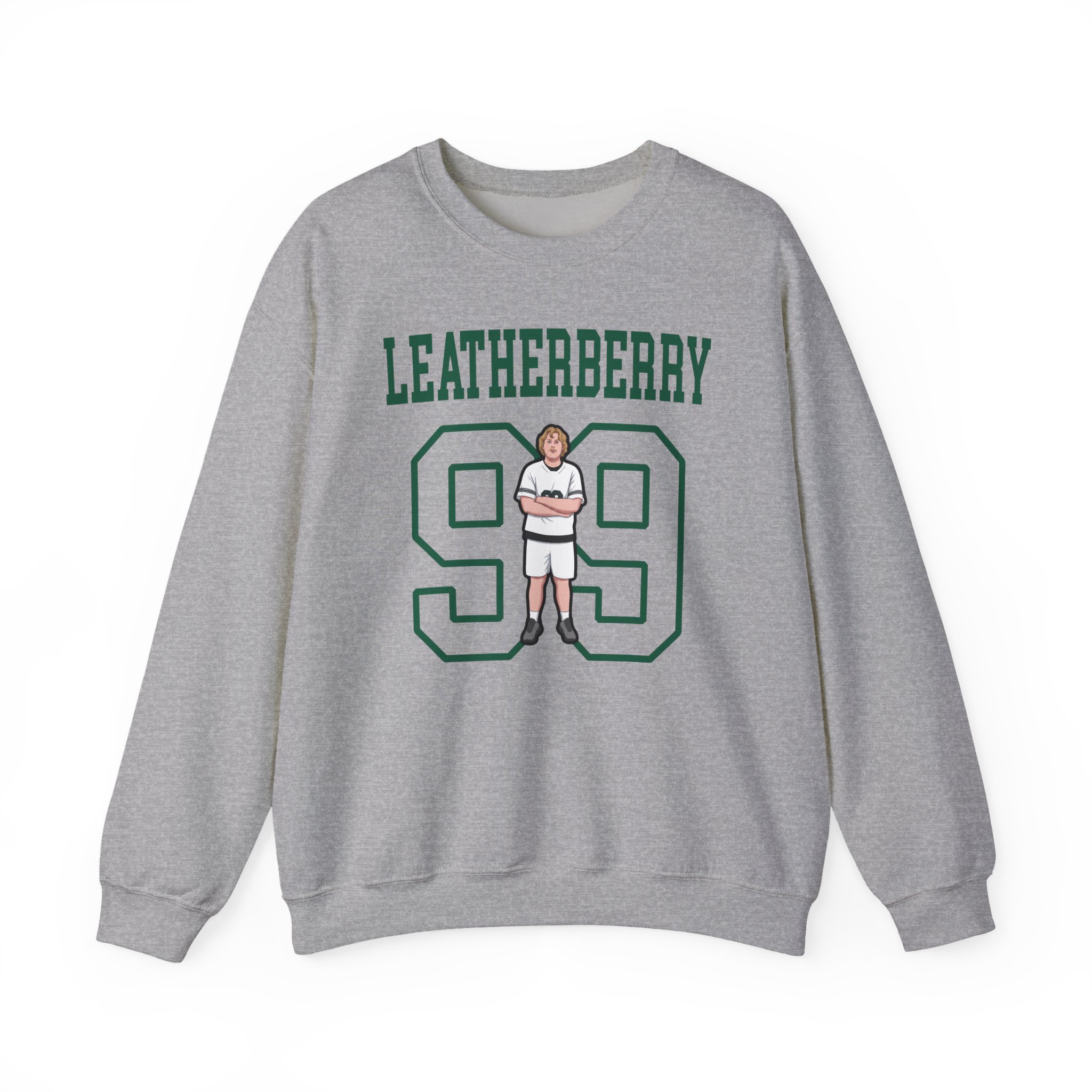 Crewneck Sweatshirt — character_shirsey in Grey