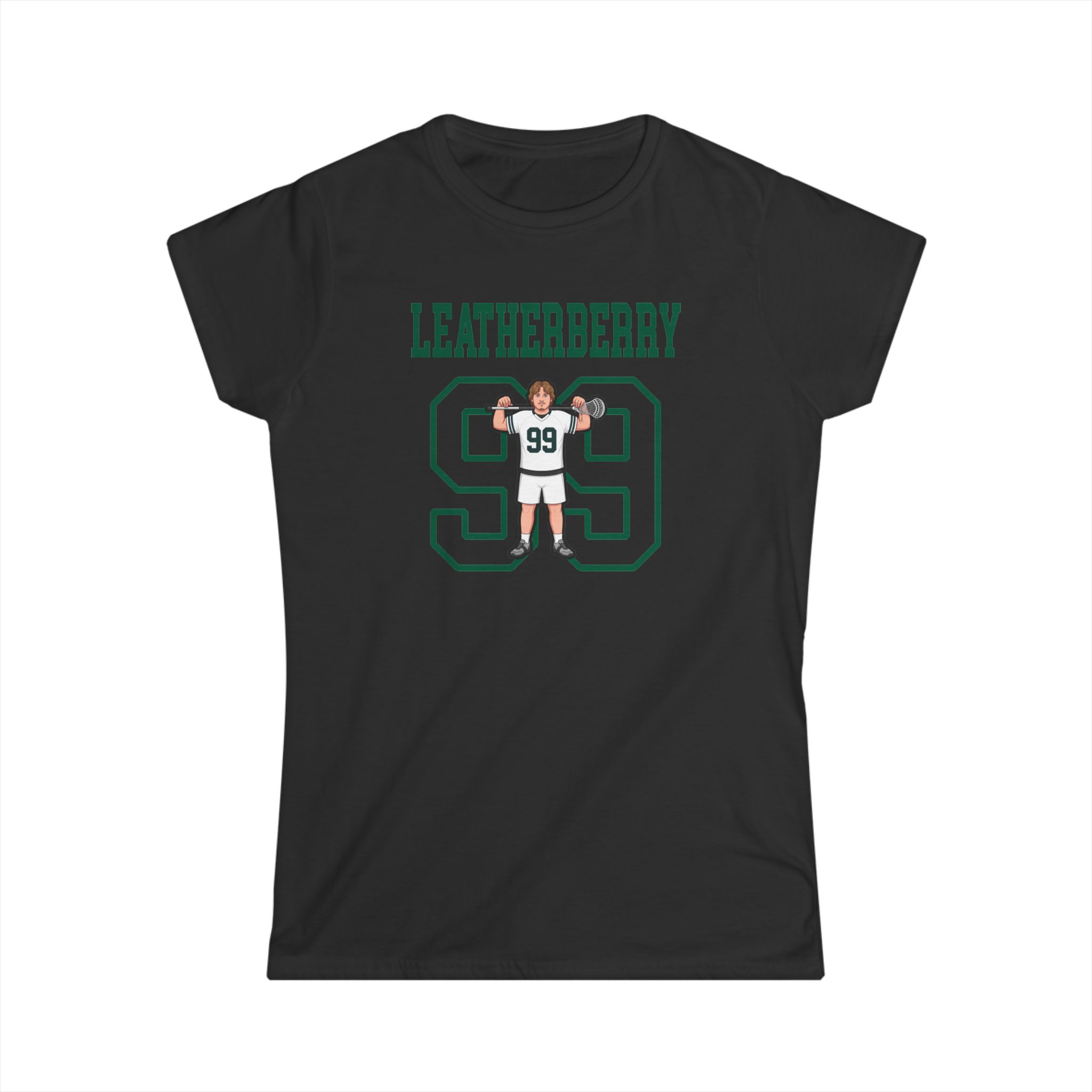 Women's Softstyle Tee — character_shirsey in Black