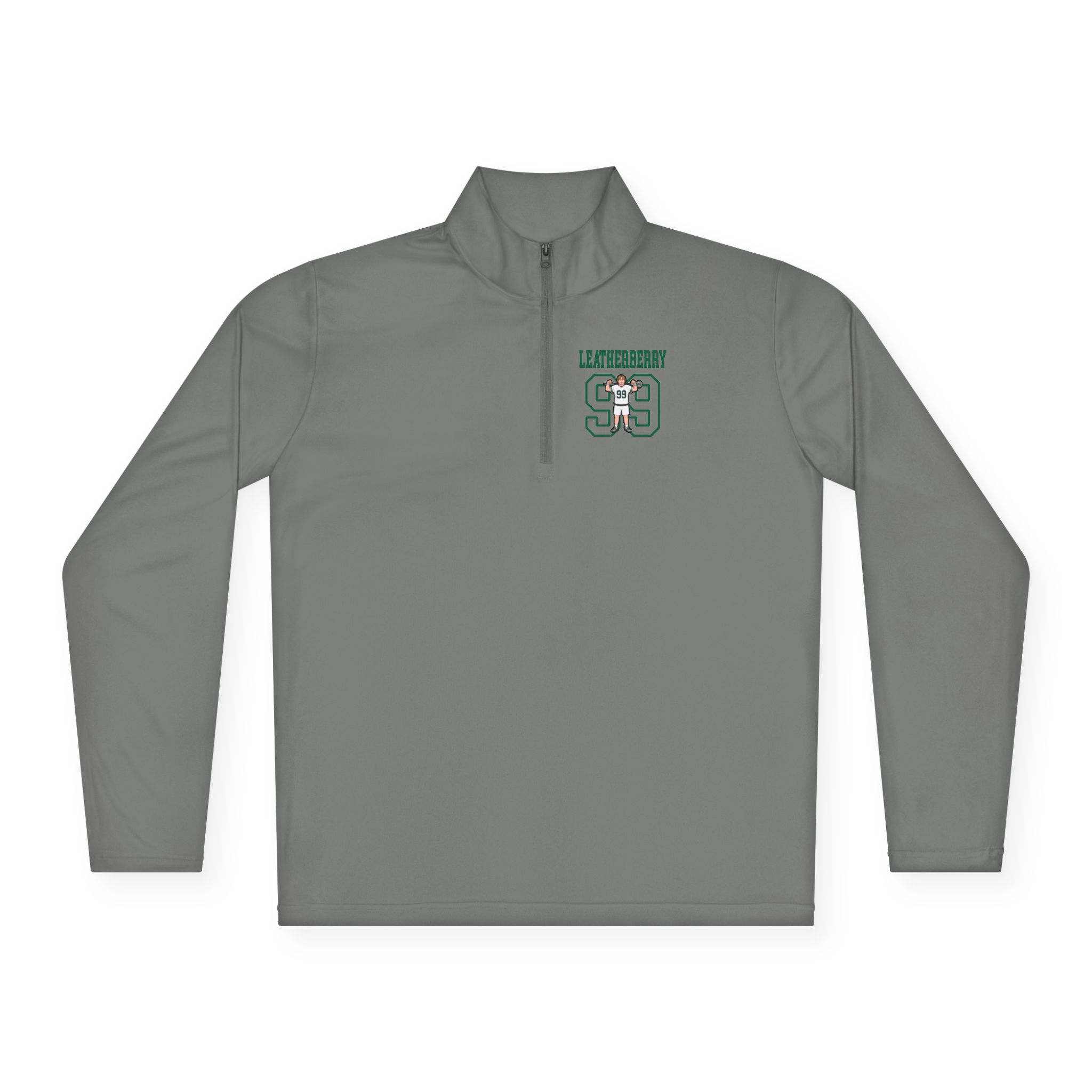 Q-Zip Pullover — character_shirsey in Grey
