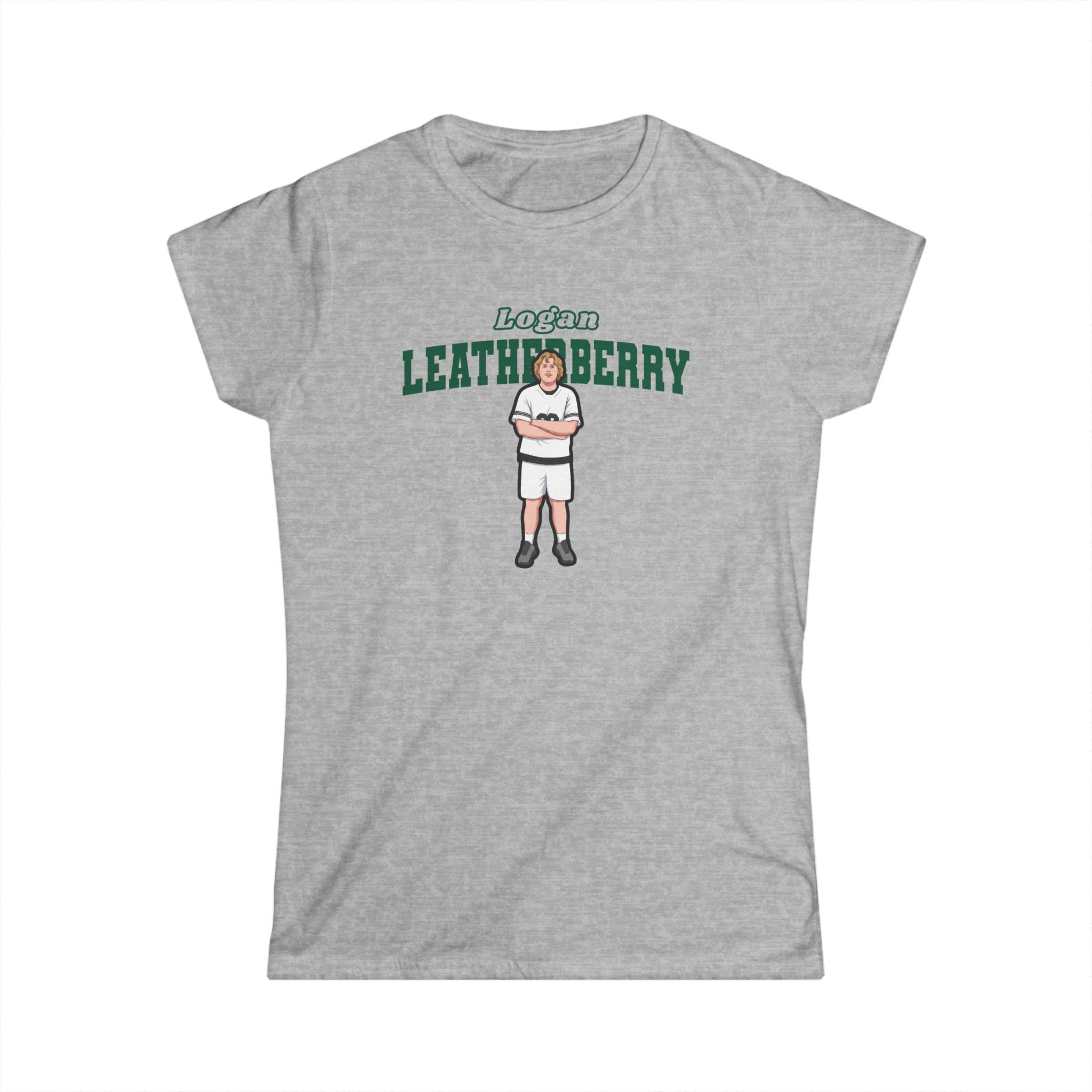 Women's Softstyle Tee — character_name_arch in Grey