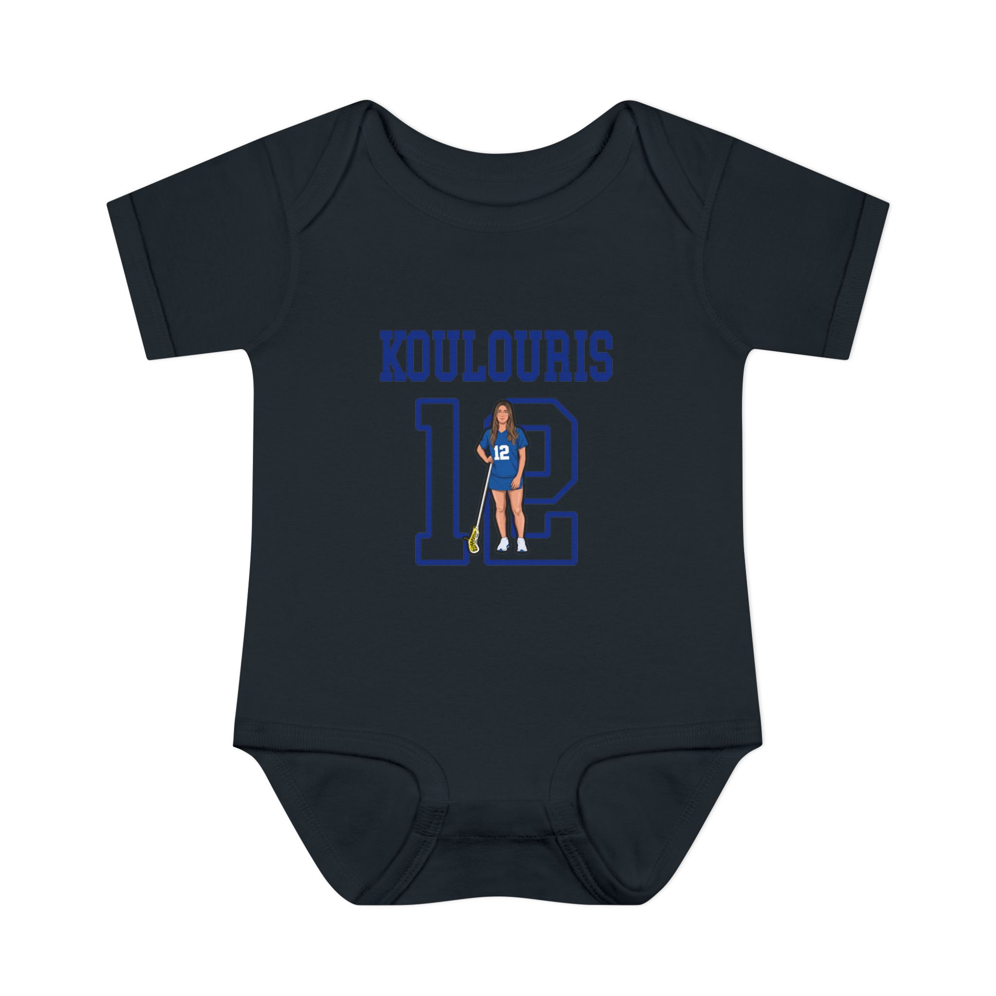 Baby Onesie — character_shirsey in Black