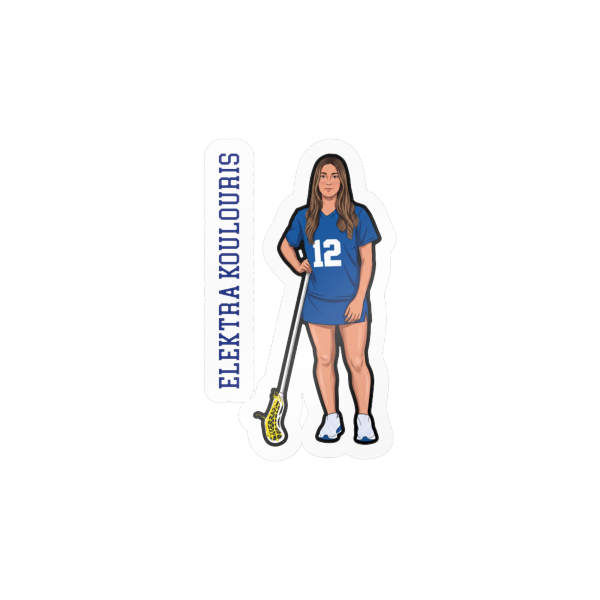 Vinyl Sticker — character_name_vertical in Classic