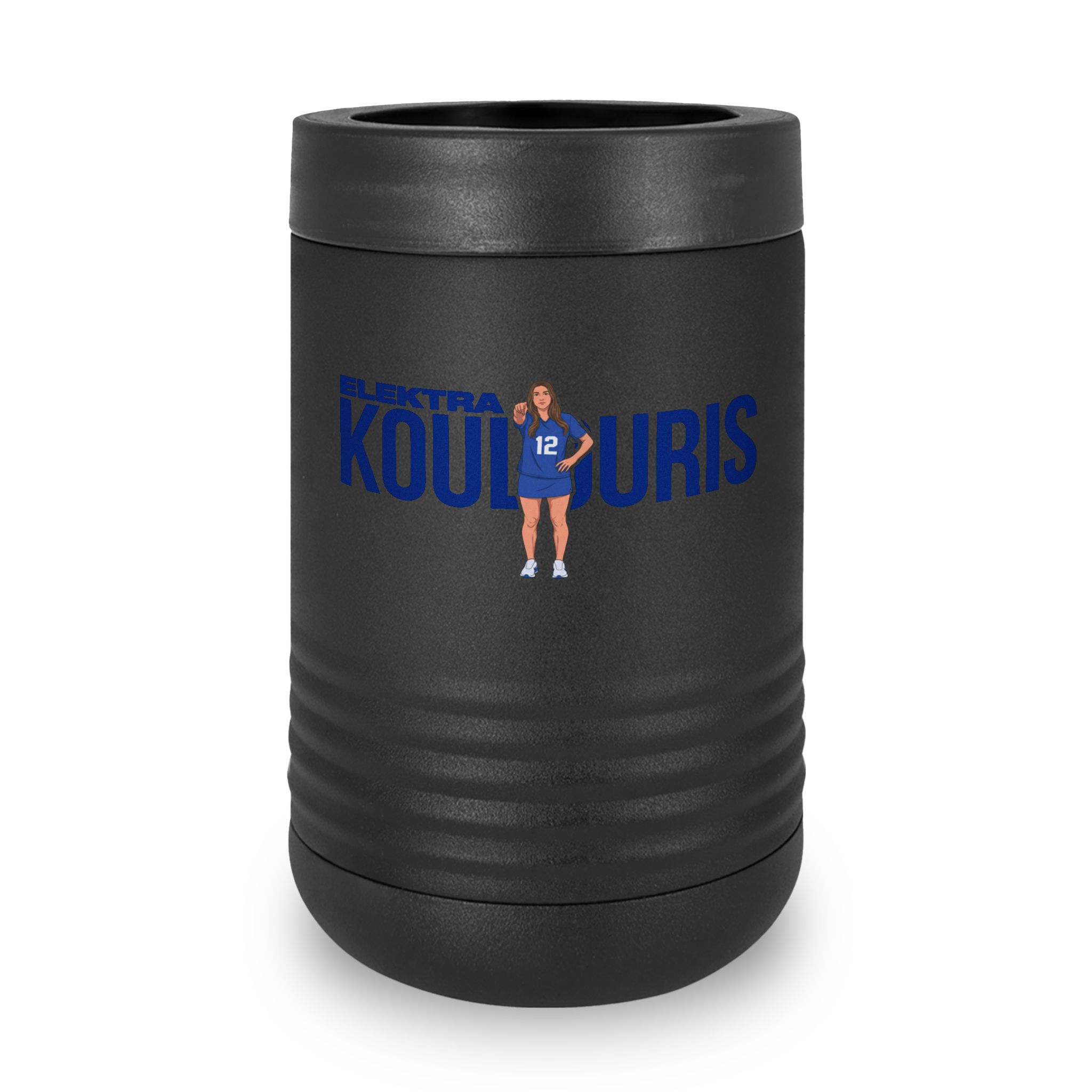 Stainless Can Cooler — character_player_name in Black