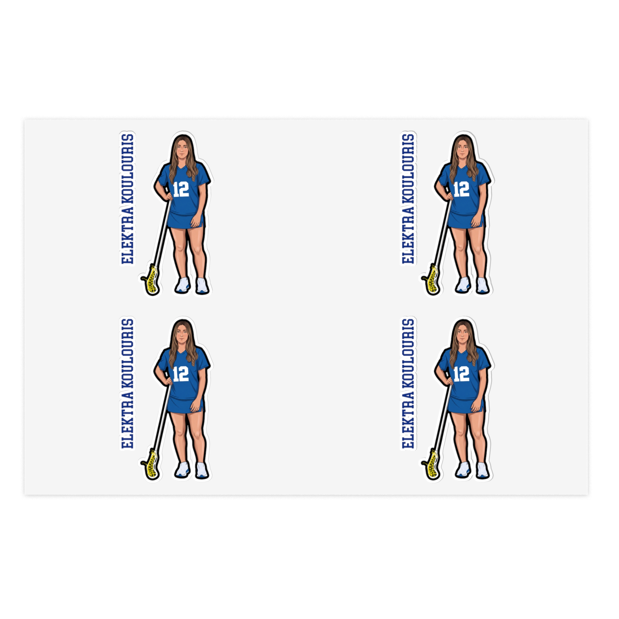 Sticker Sheet — character_name_vertical in Classic