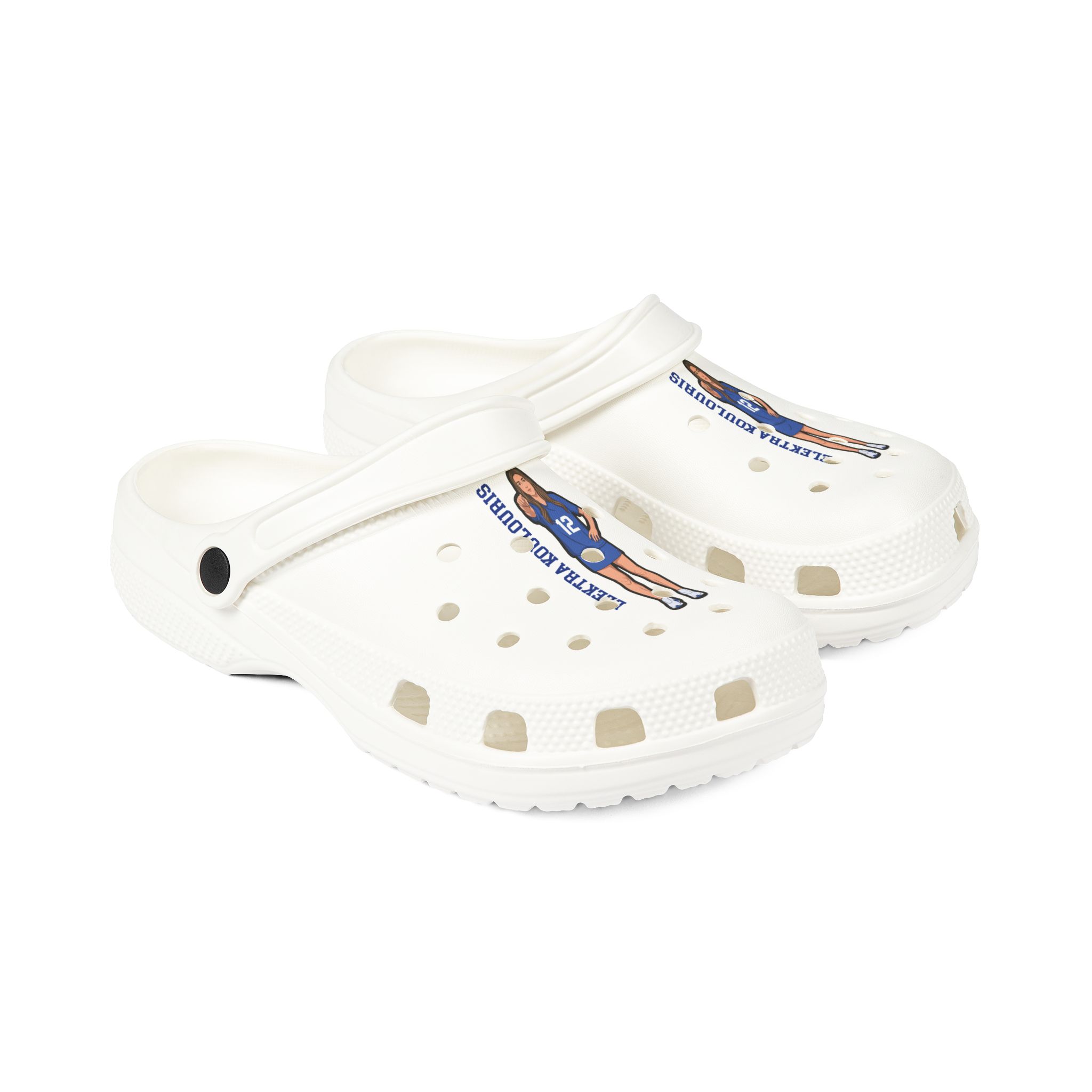 Rubber Clogs — character_name_vertical in White