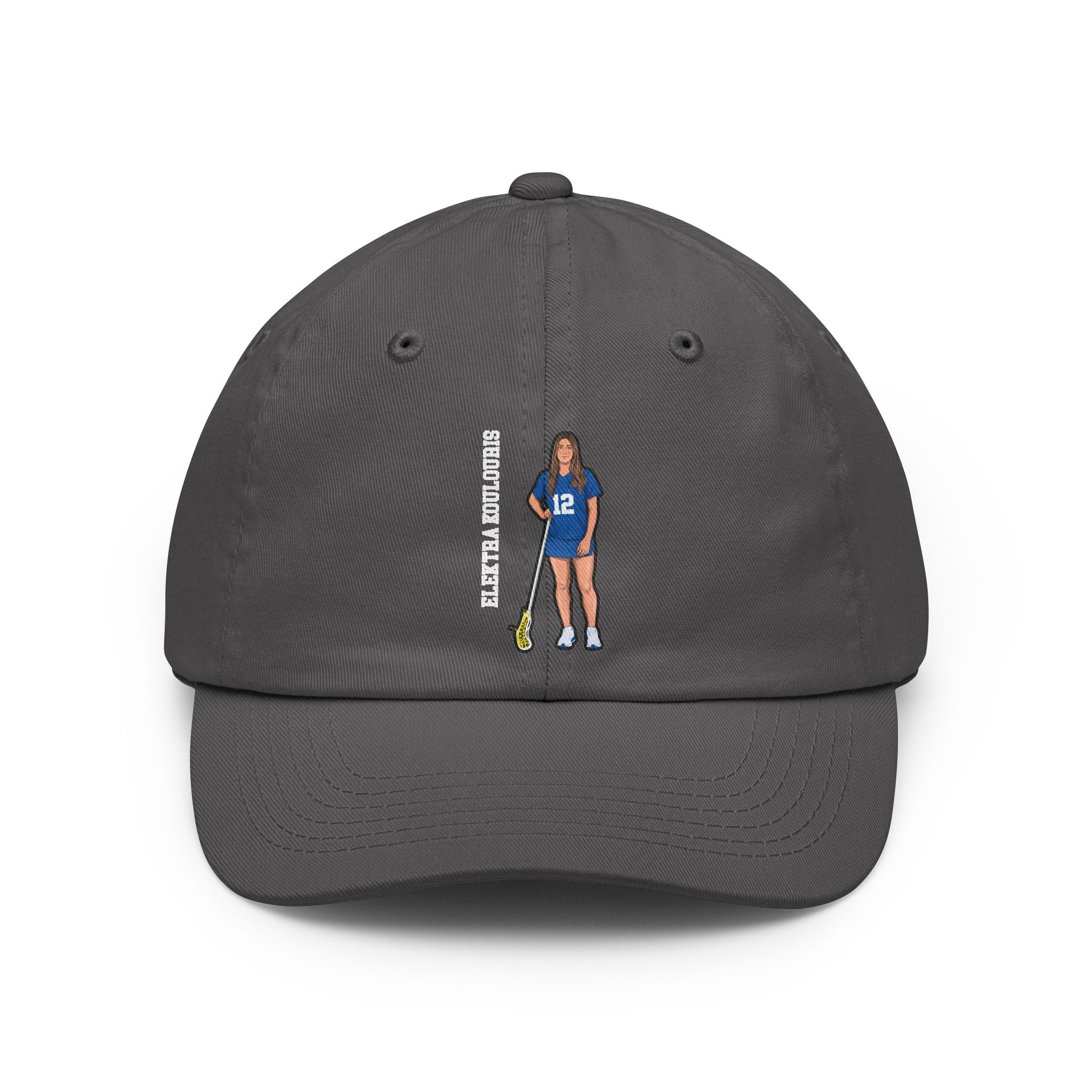 Classic Cap — character_name_vertical in Grey