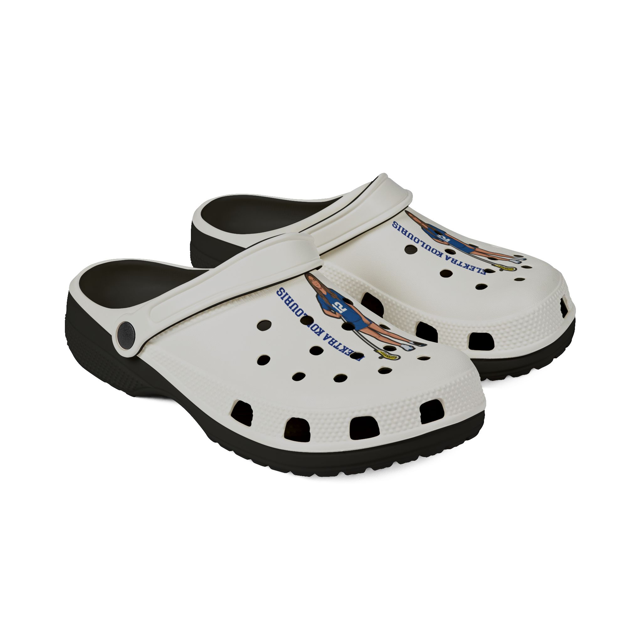 Rubber Clogs — character_name_vertical in Black