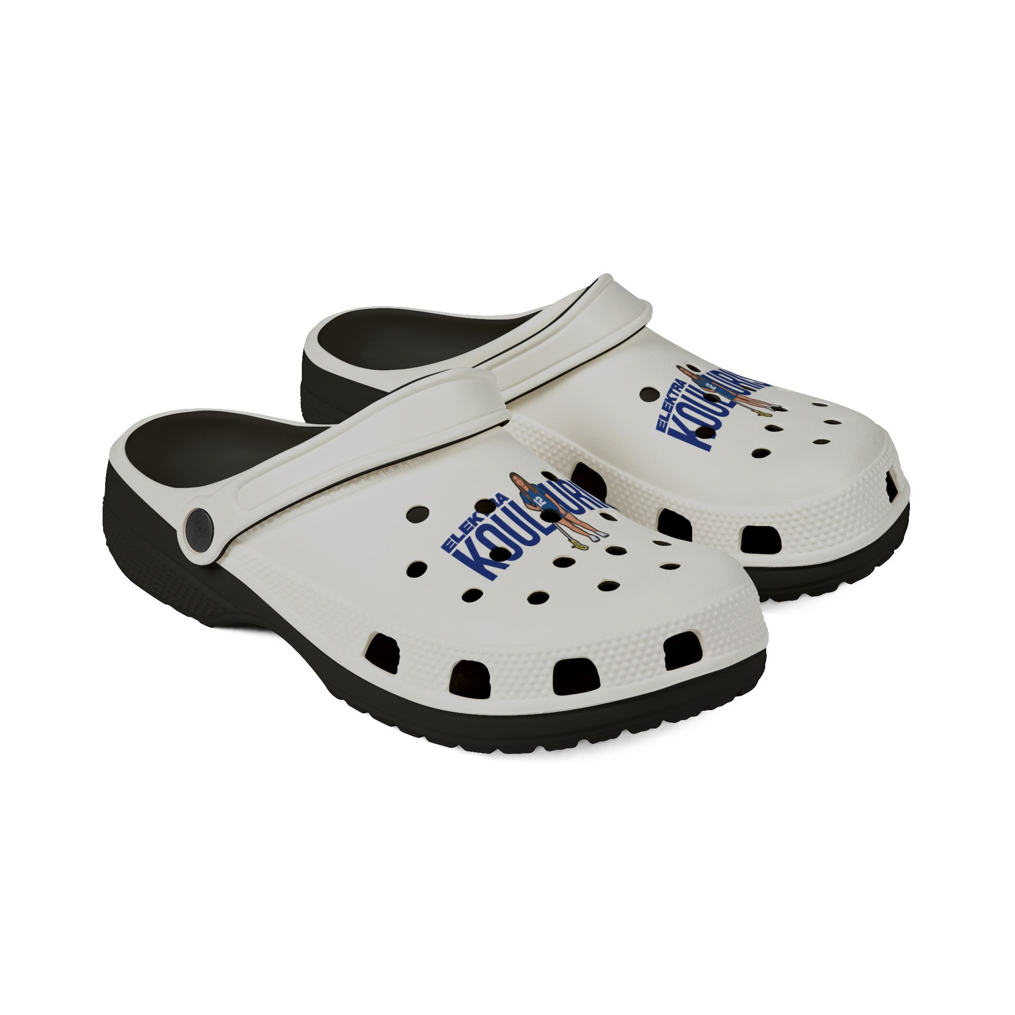 Rubber Clogs — character_player_name in Black