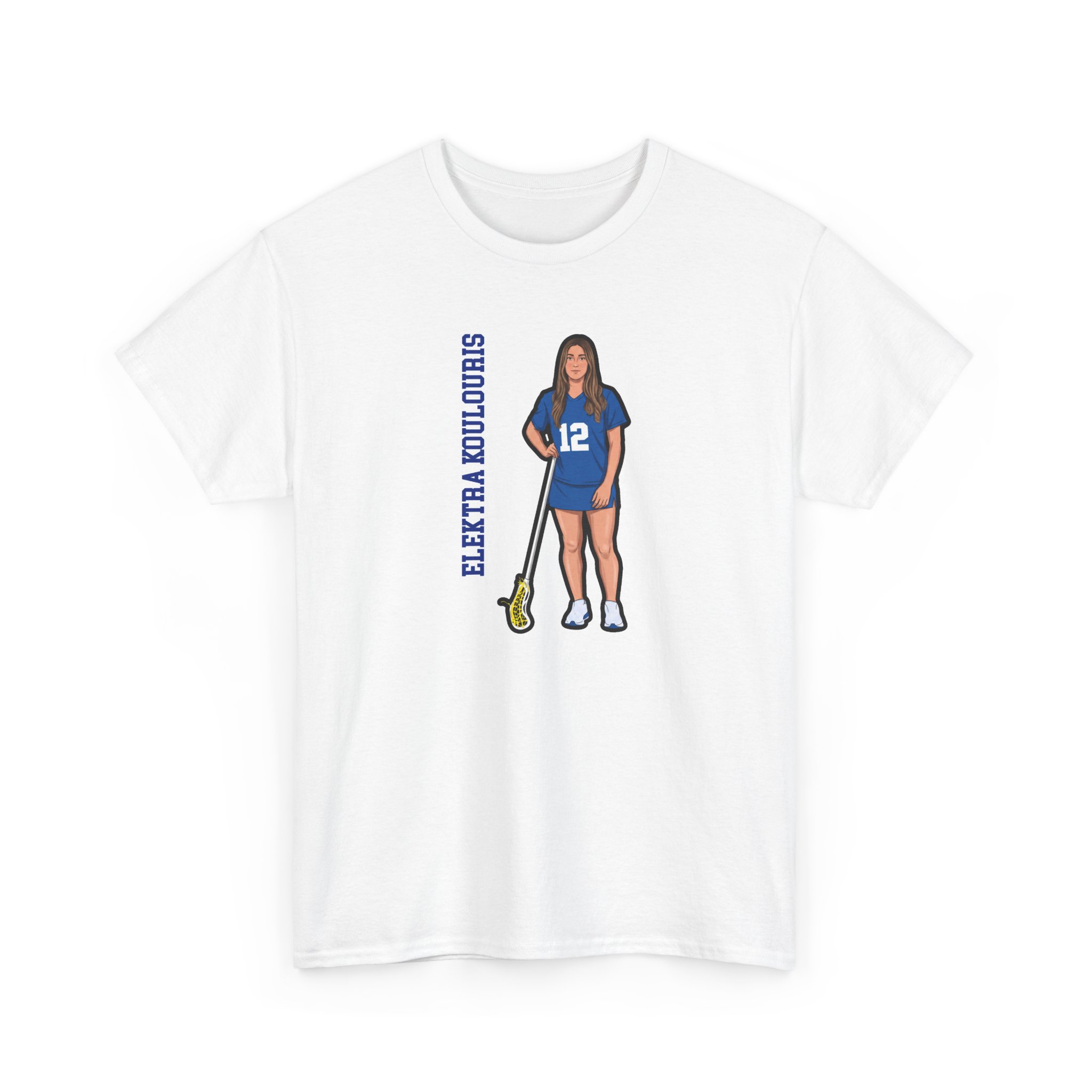 Tee — character_name_vertical in White