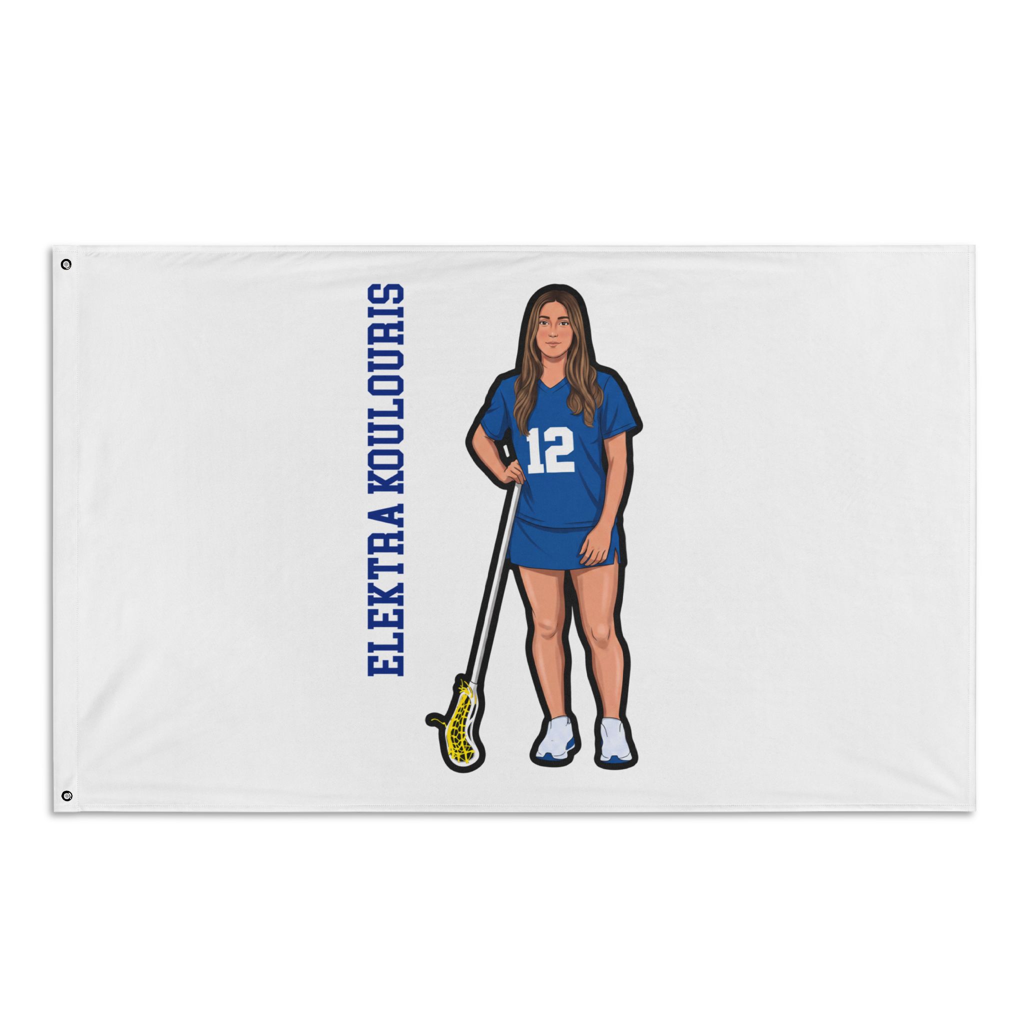 Flag (35 × 56 in) — character_name_vertical in Classic