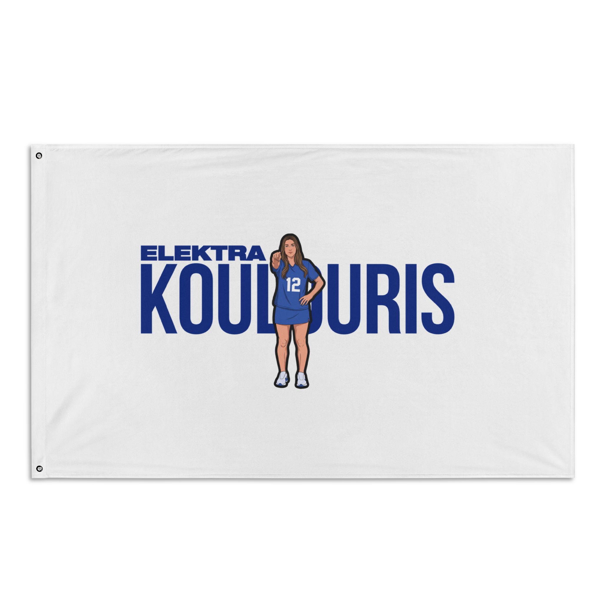 Flag (35 × 56 in) — character_player_name in Classic