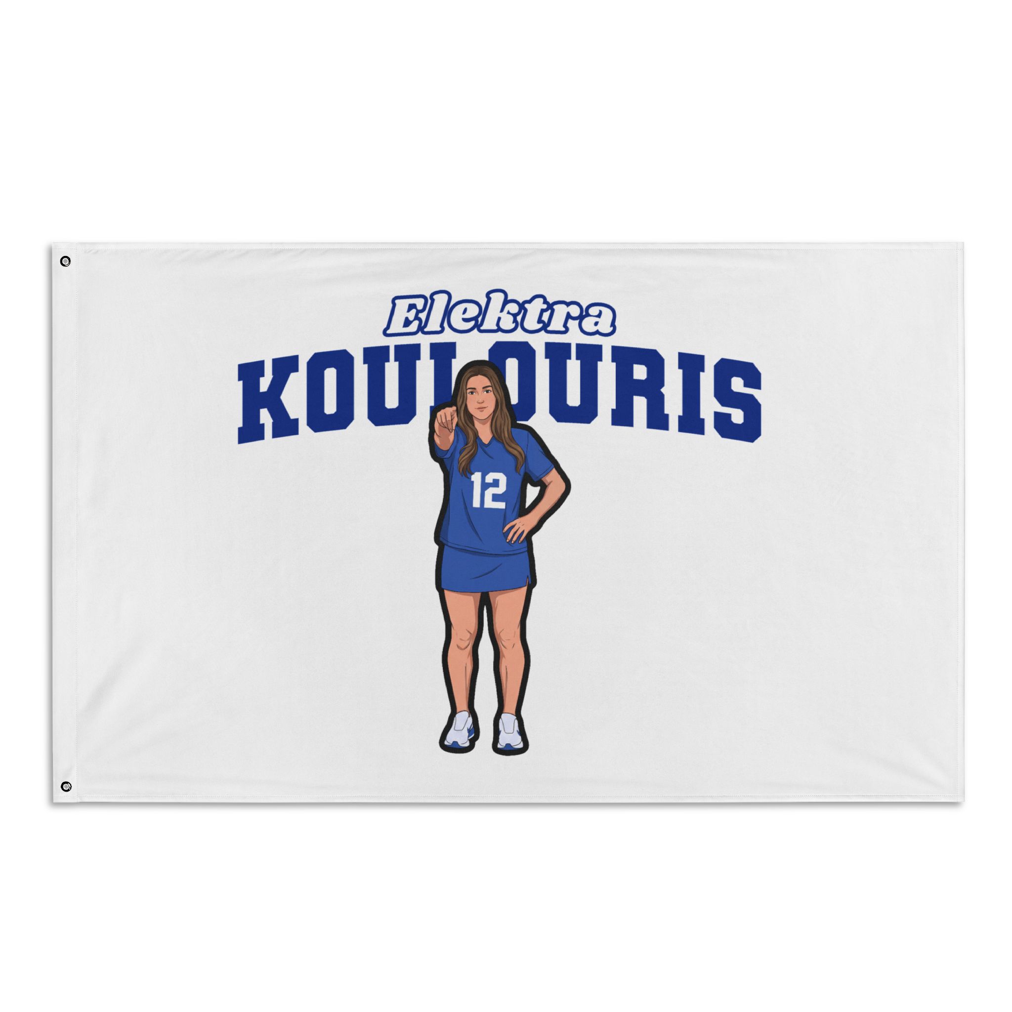 Flag (35 × 56 in) — character_name_arch in Classic