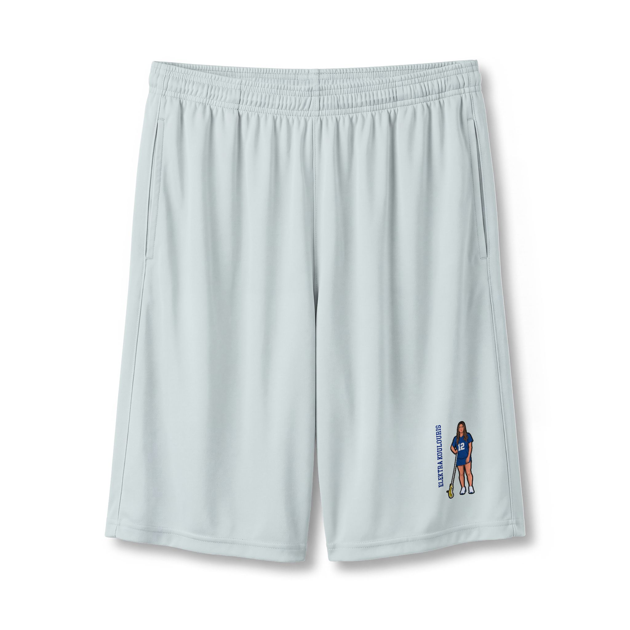 Shorts — character_name_vertical in Silver