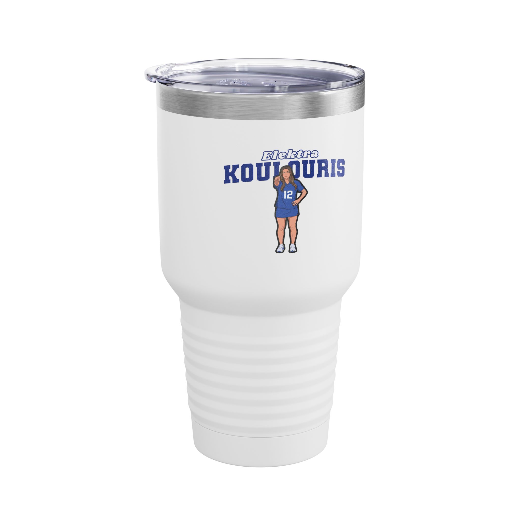 30oz Tumbler — character_name_arch in White