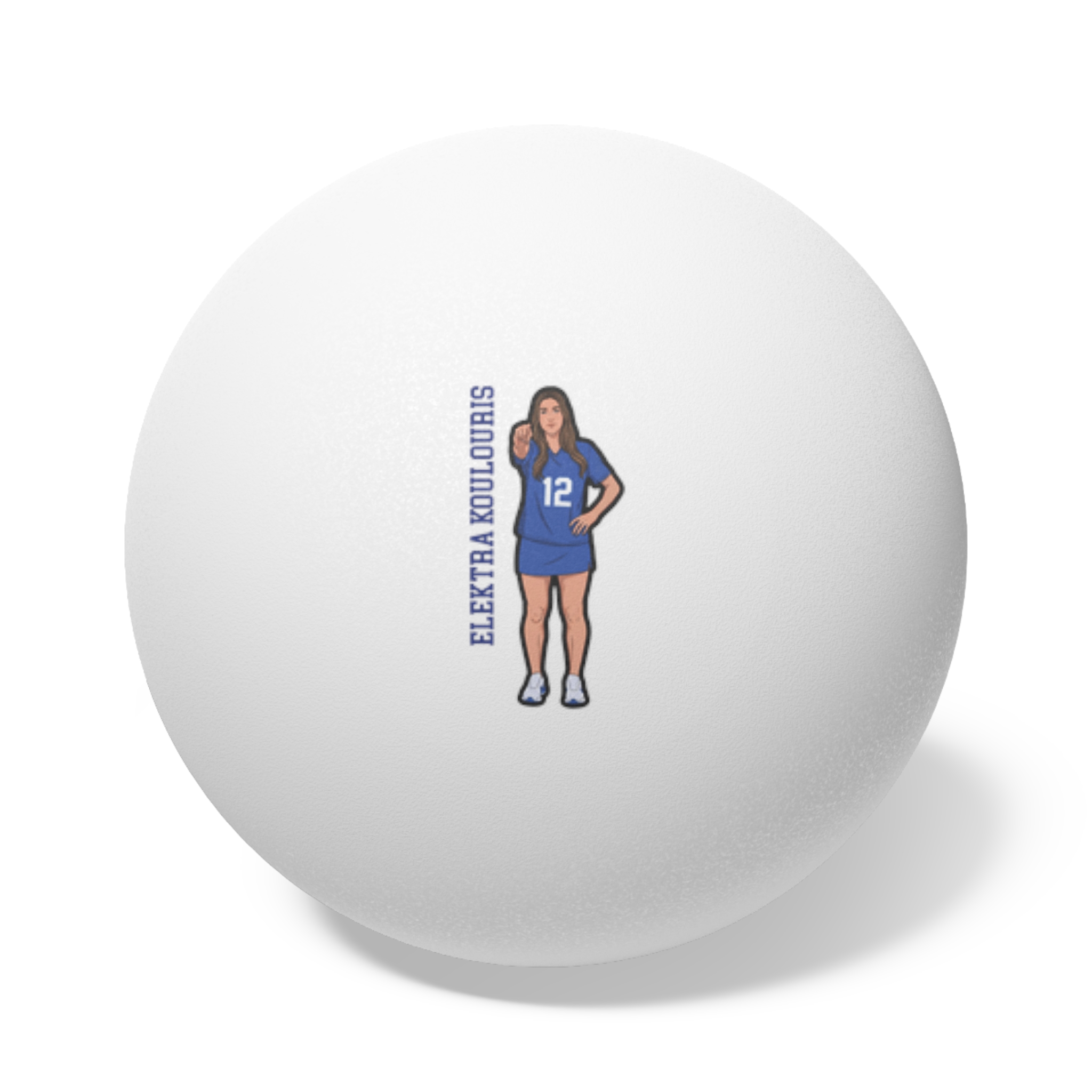 Ping Pong Balls, 6 pcs — character_name_vertical in White