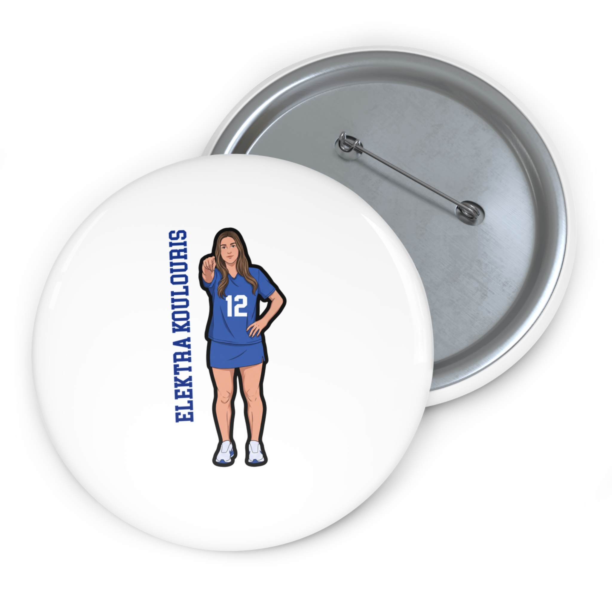 Game Day Pin — character_name_vertical in Classic