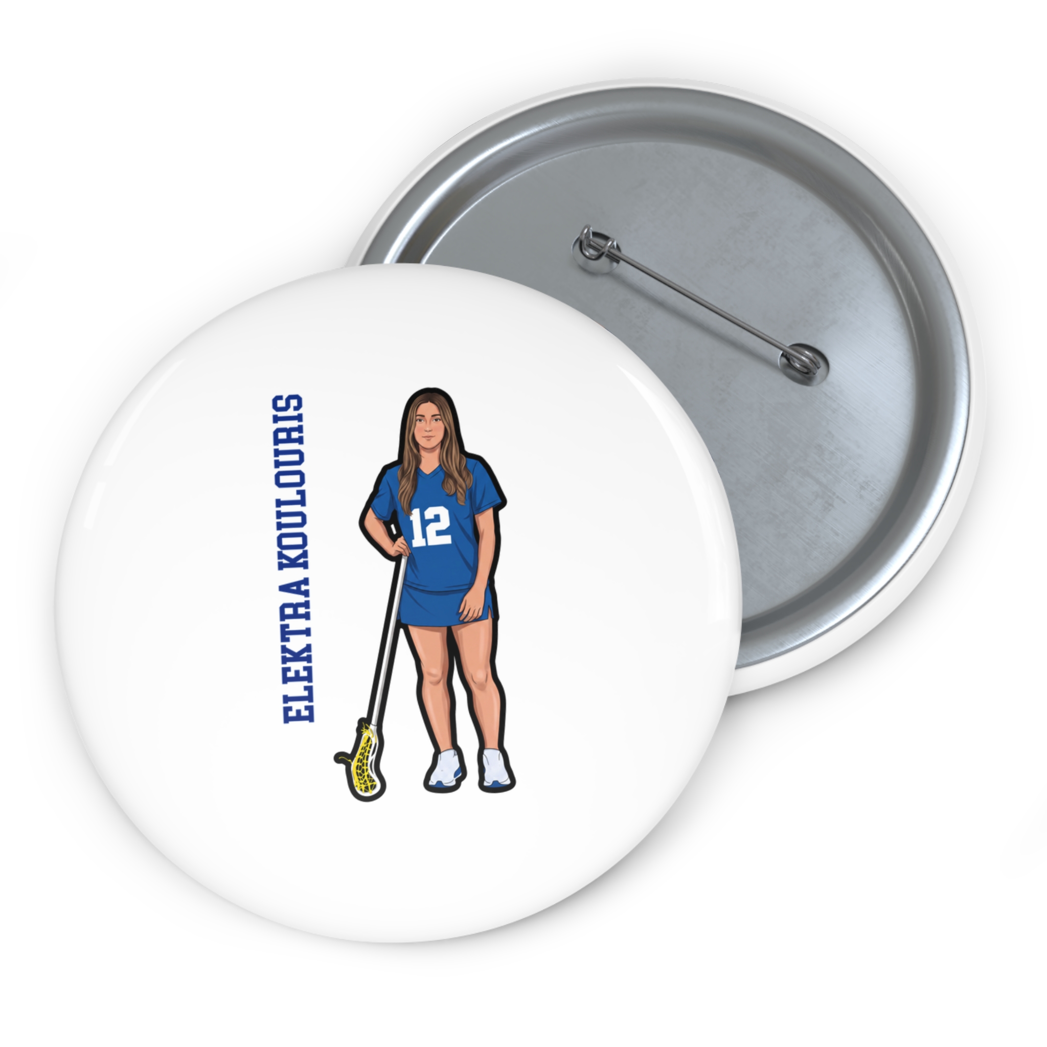 Game Day Pin — character_name_vertical in Classic