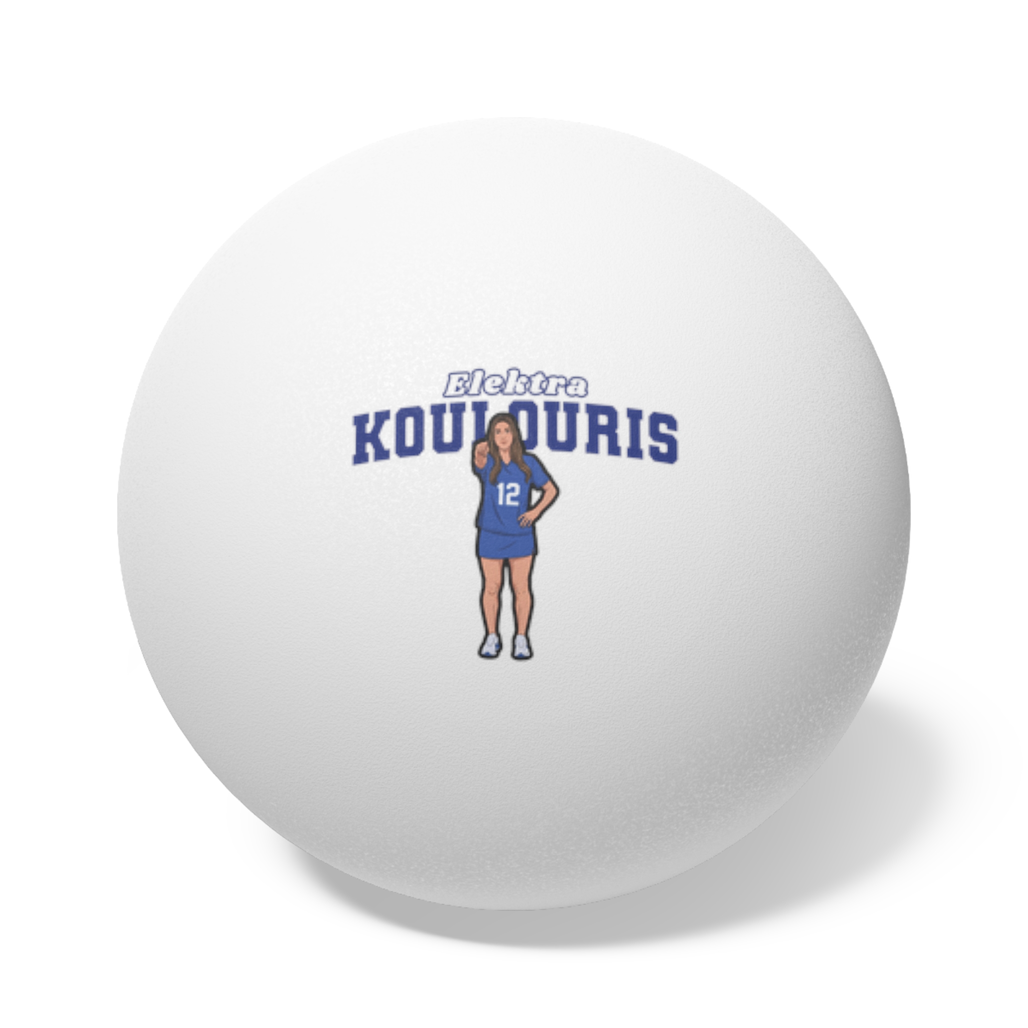Ping Pong Balls, 6 pcs — character_name_arch in White