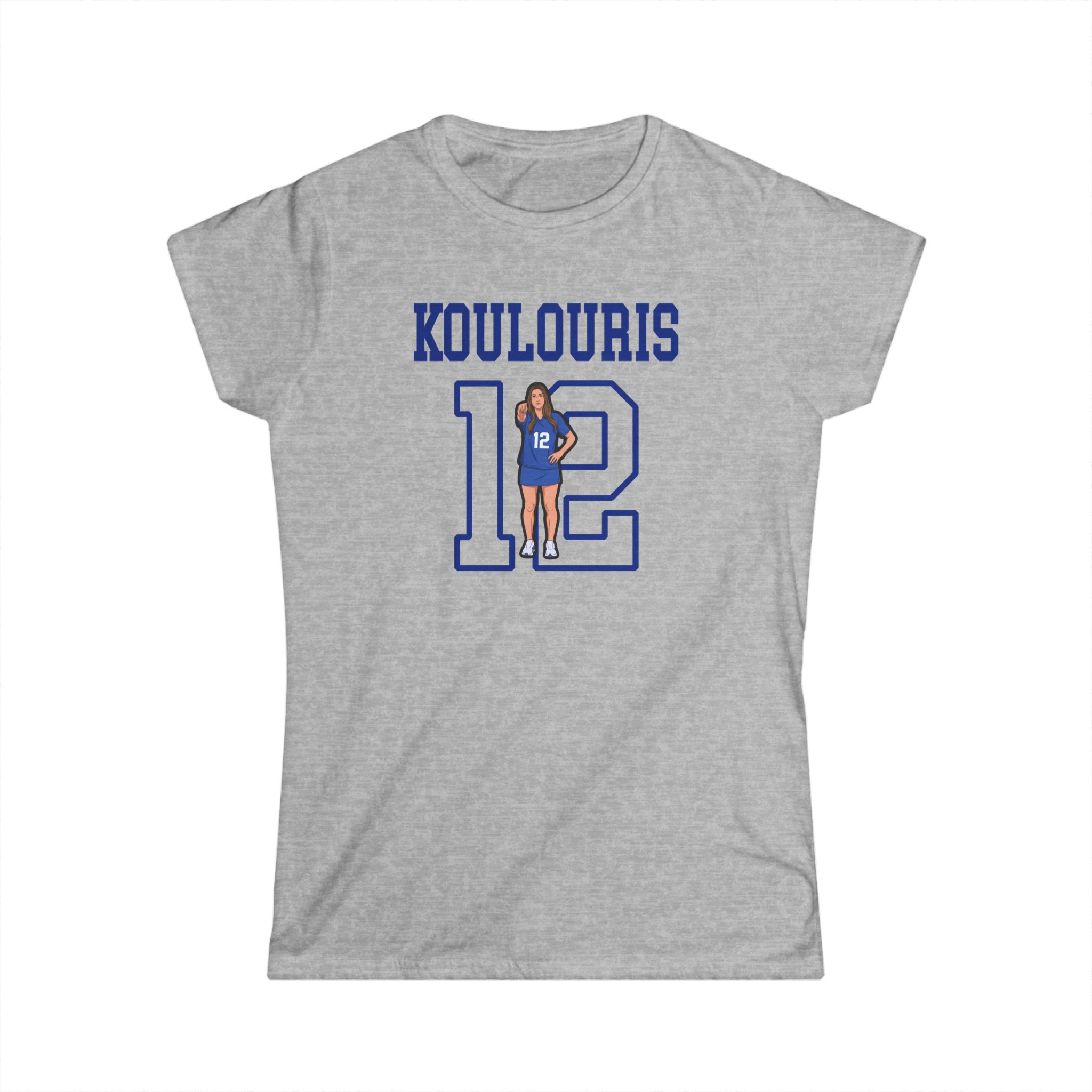Women's Softstyle Tee — character_shirsey in Grey
