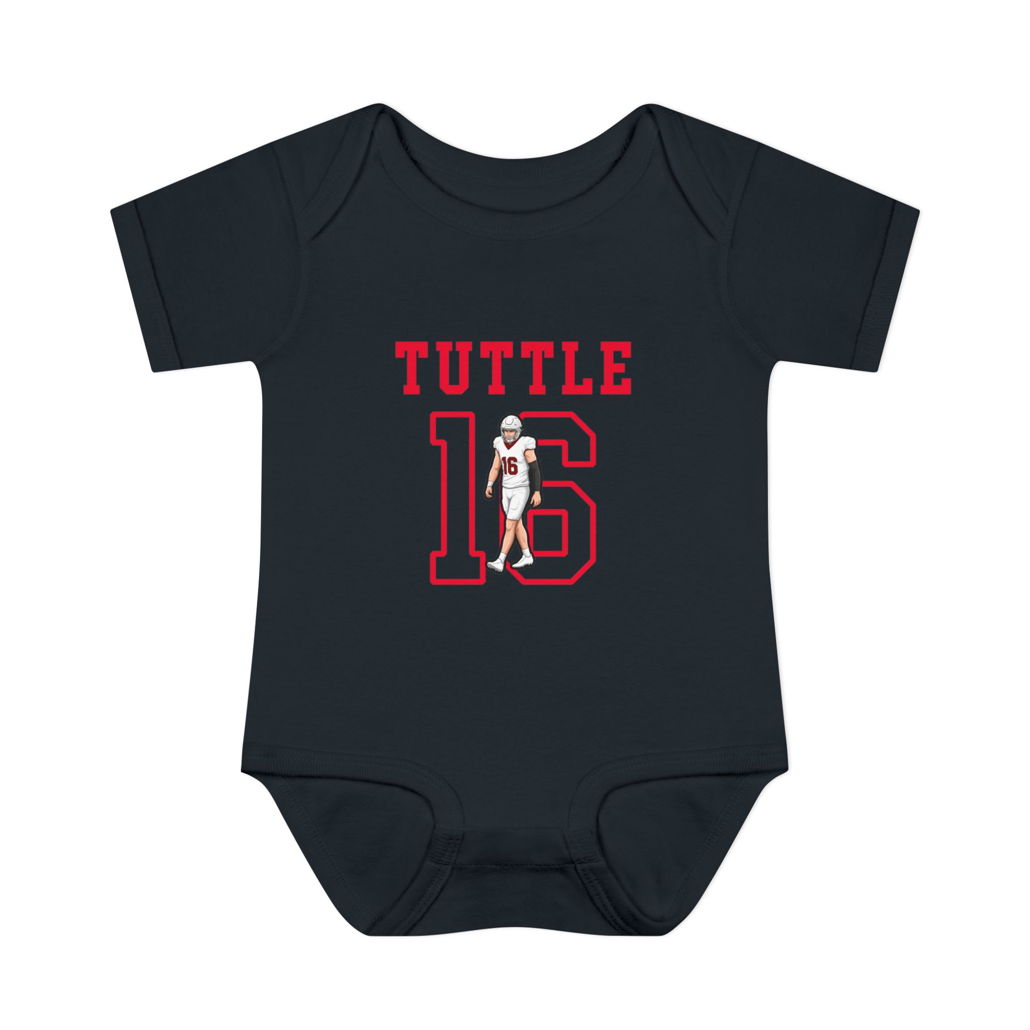 Baby Onesie — character_shirsey in Black