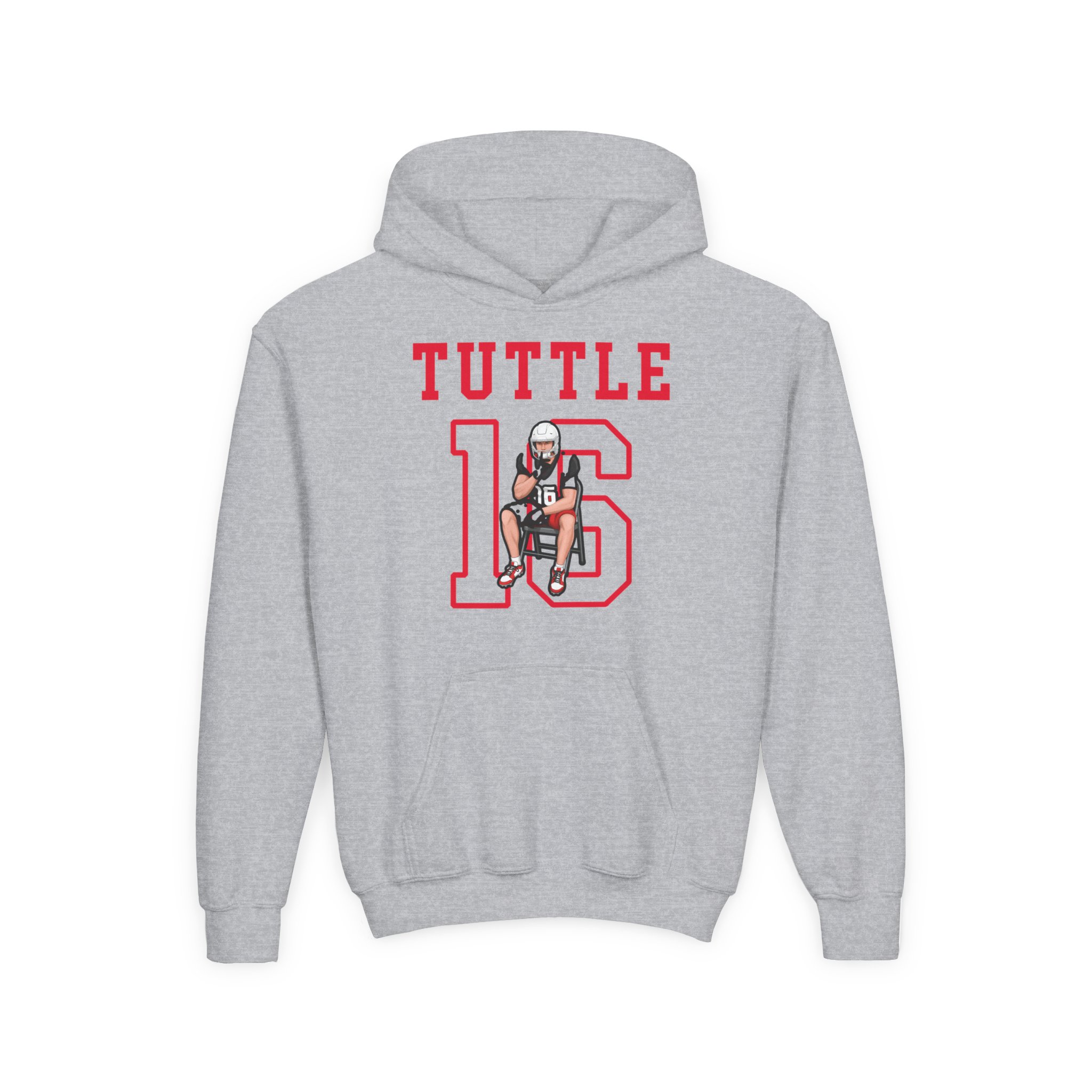 Youth Hoodie — character_shirsey in Grey