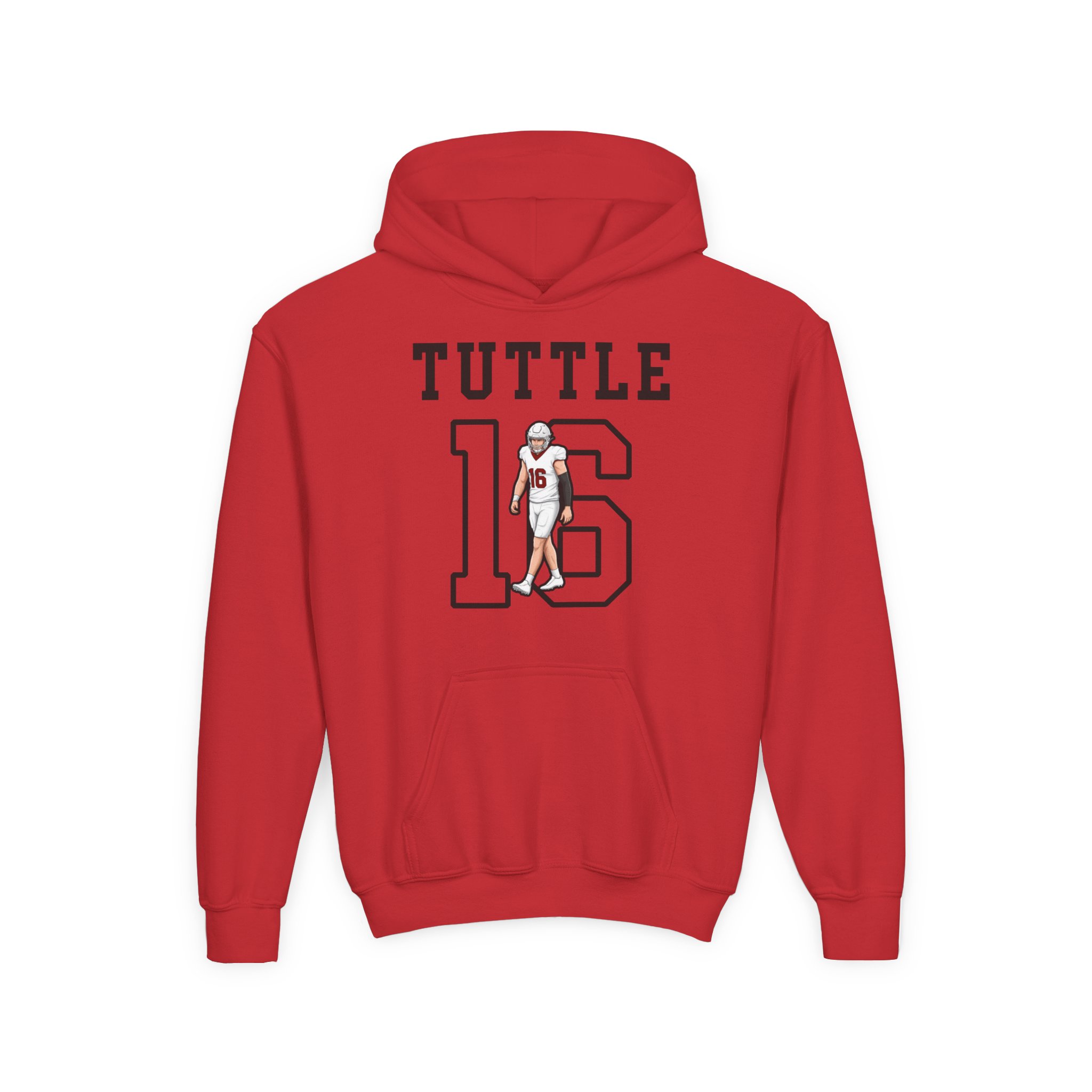 Youth Hoodie — character_shirsey in Red