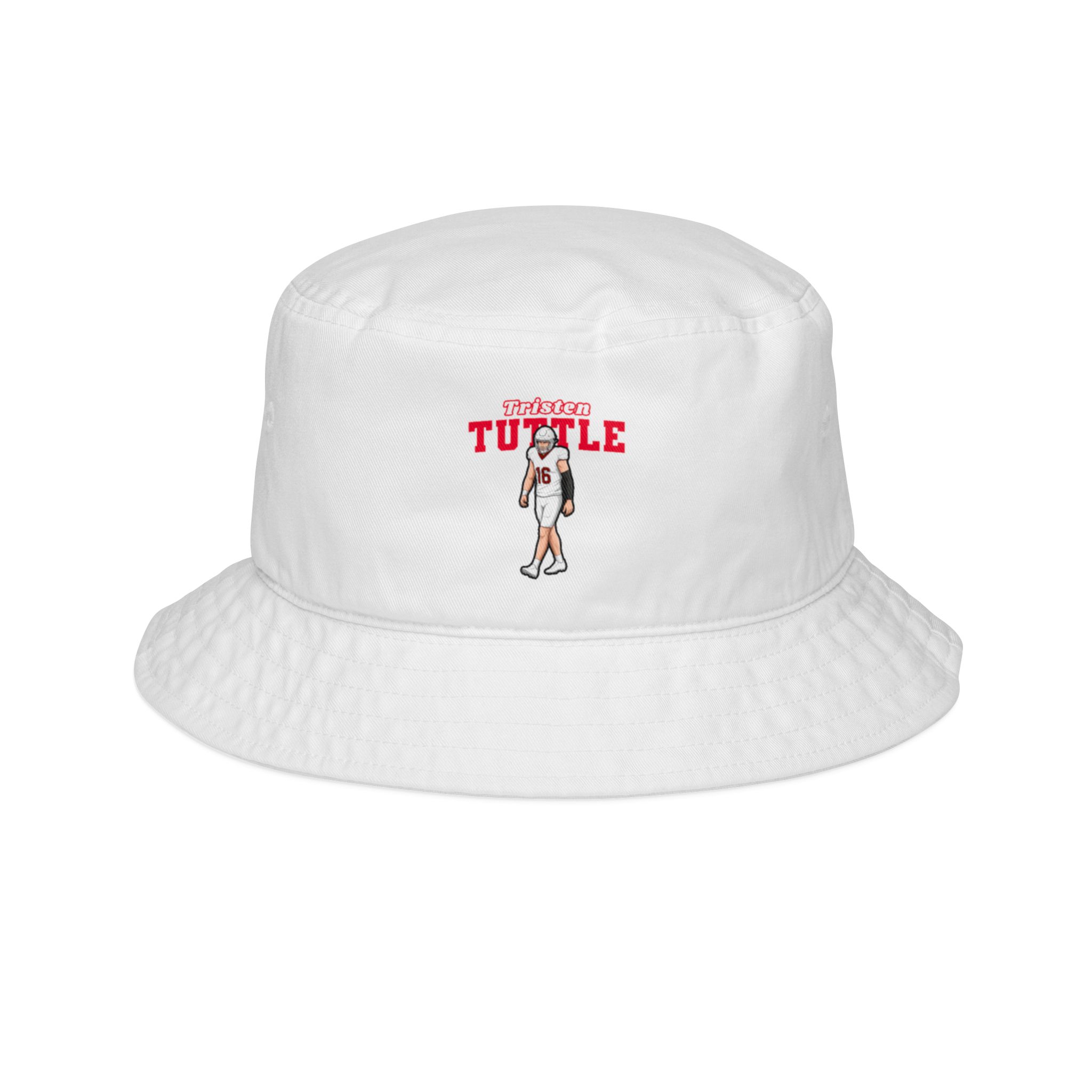 Bucket Hat — character_name_arch in White