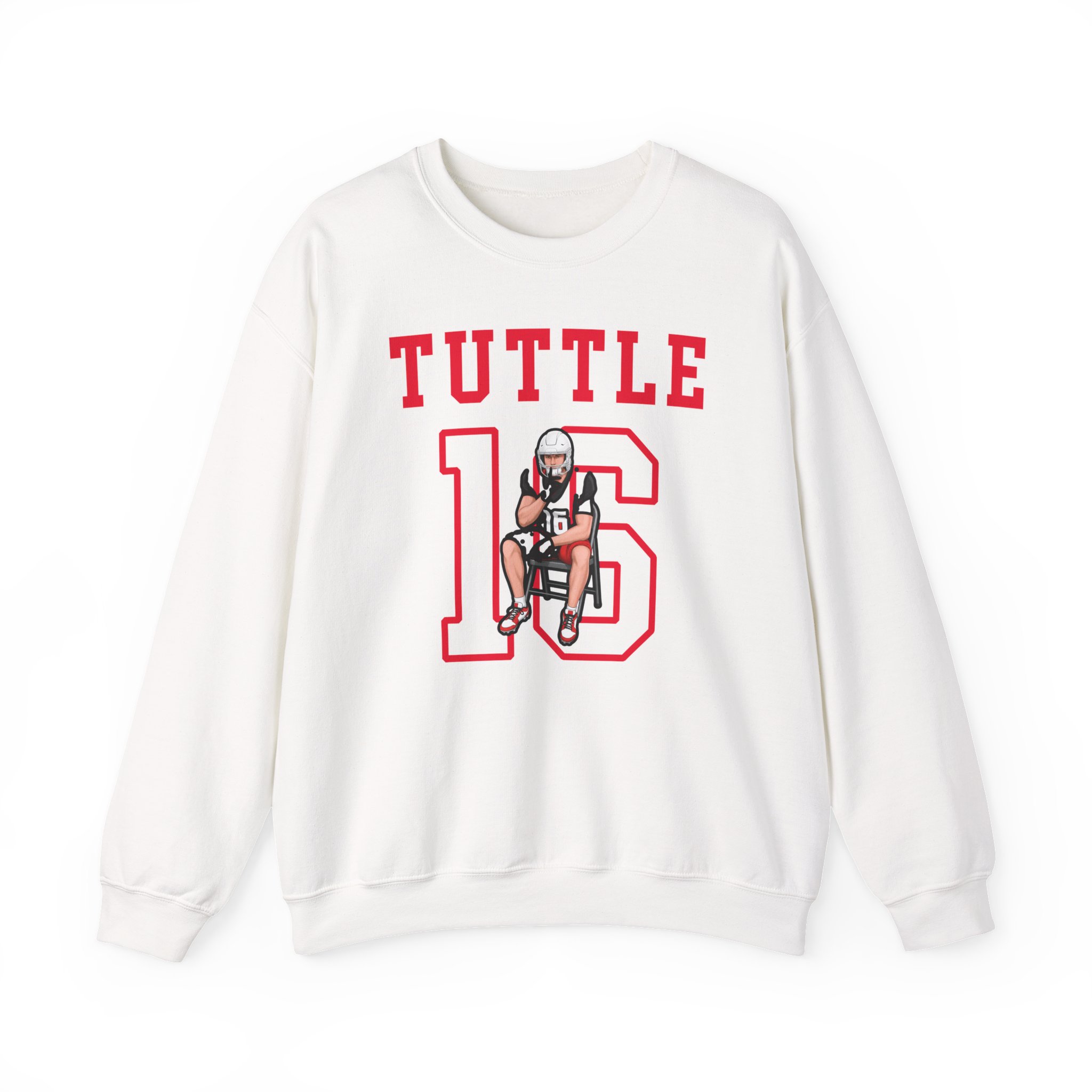 Crewneck Sweatshirt — character_shirsey in White