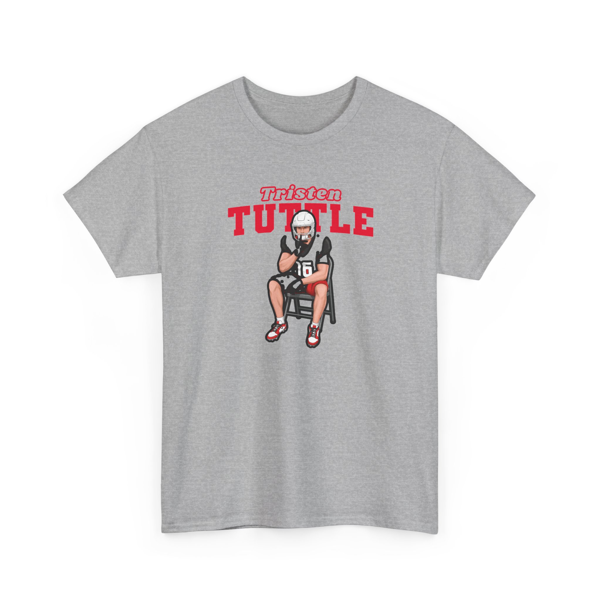 Tee — character_name_arch in Grey
