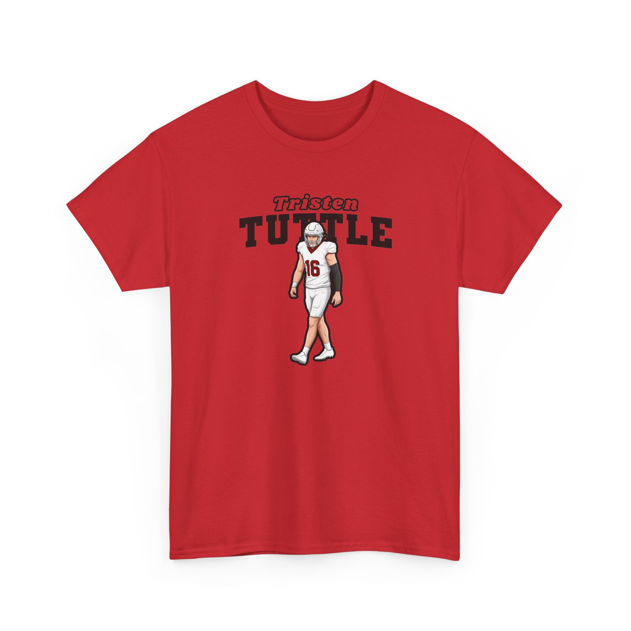 Tee — character_name_arch in Red