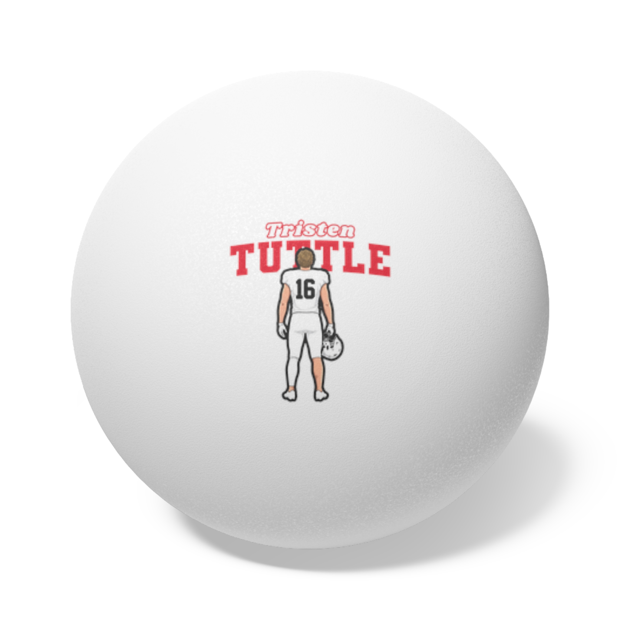 Ping Pong Balls, 6 pcs — character_name_arch in White