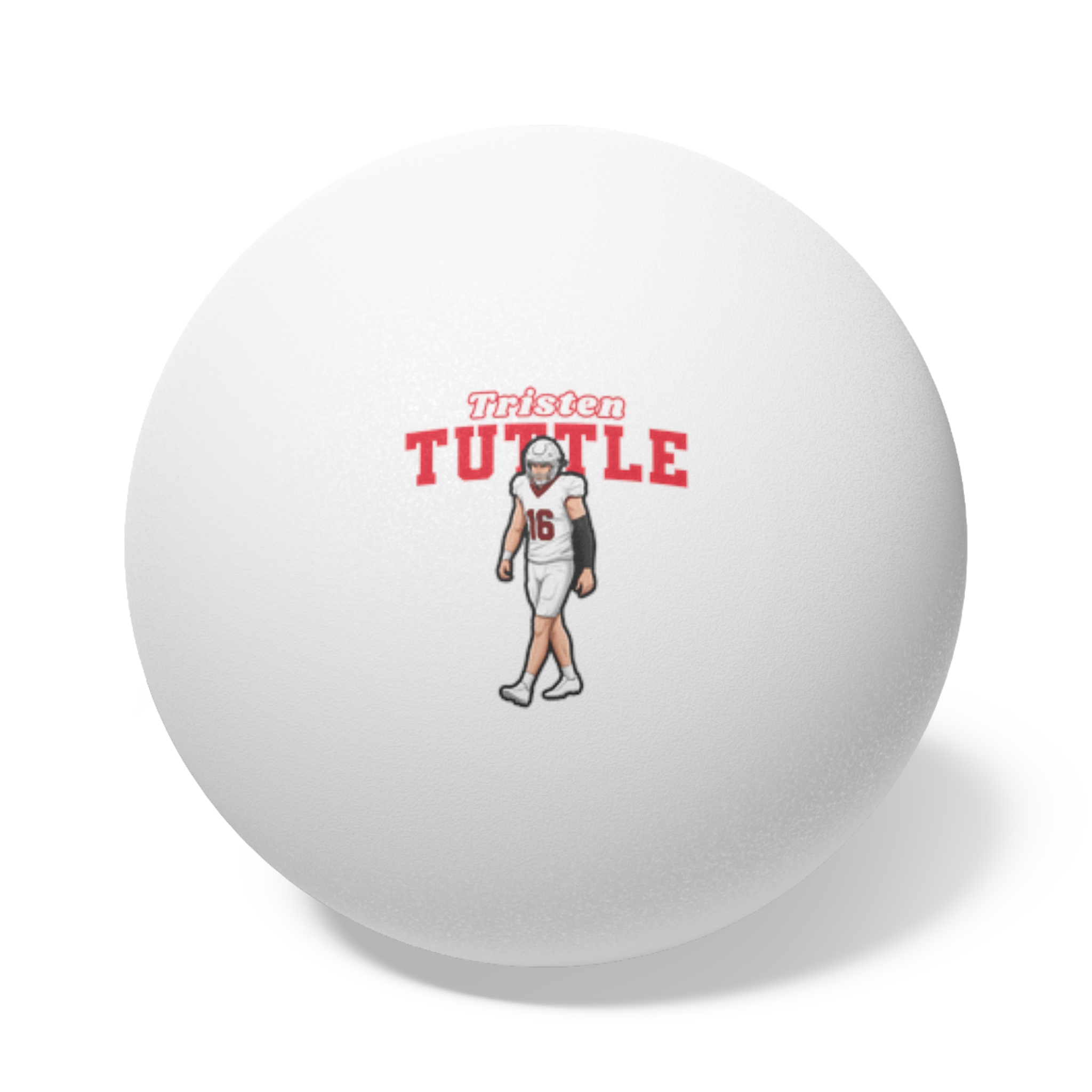 Ping Pong Balls, 6 pcs — character_name_arch in White