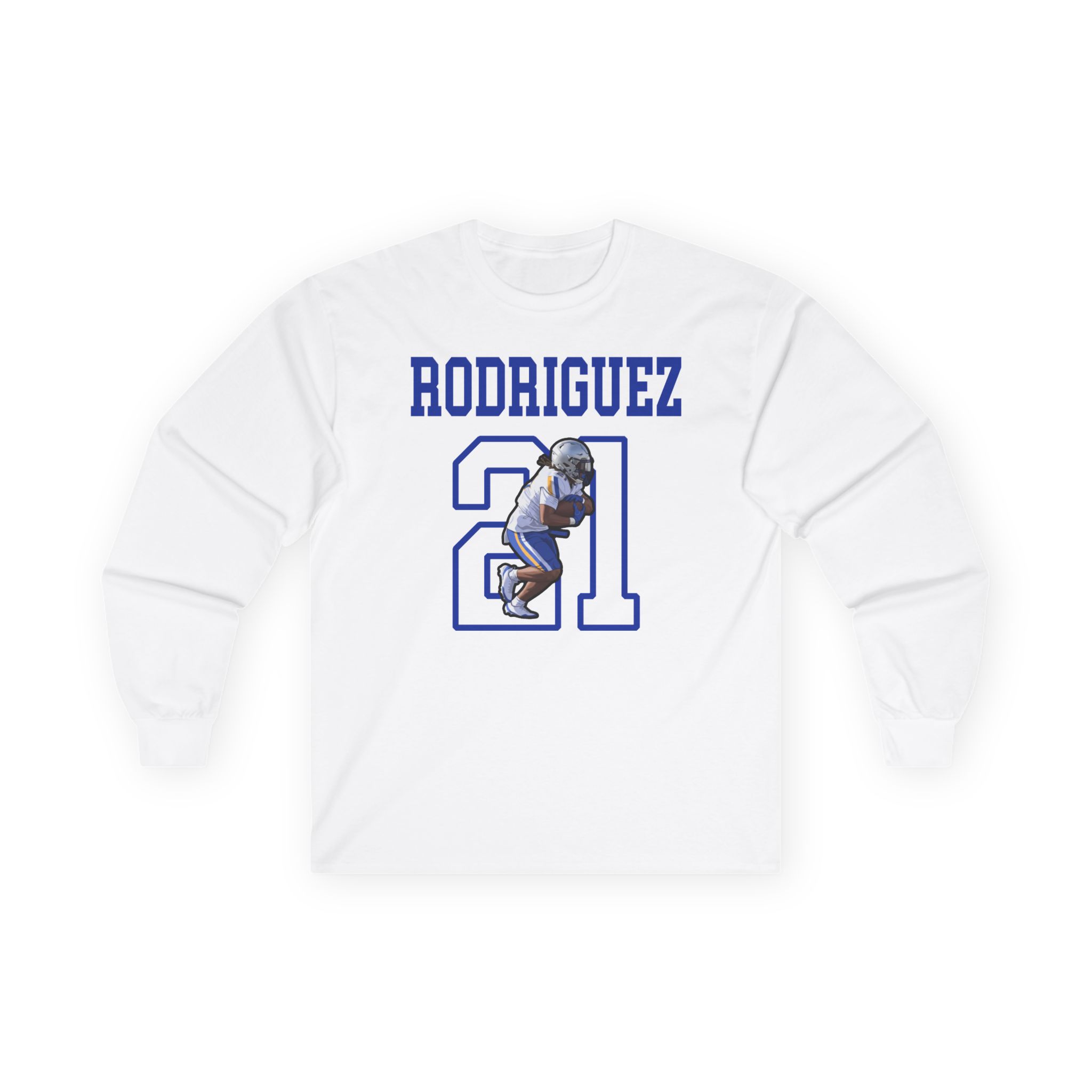 Long Sleeve Tee — character_shirsey in White