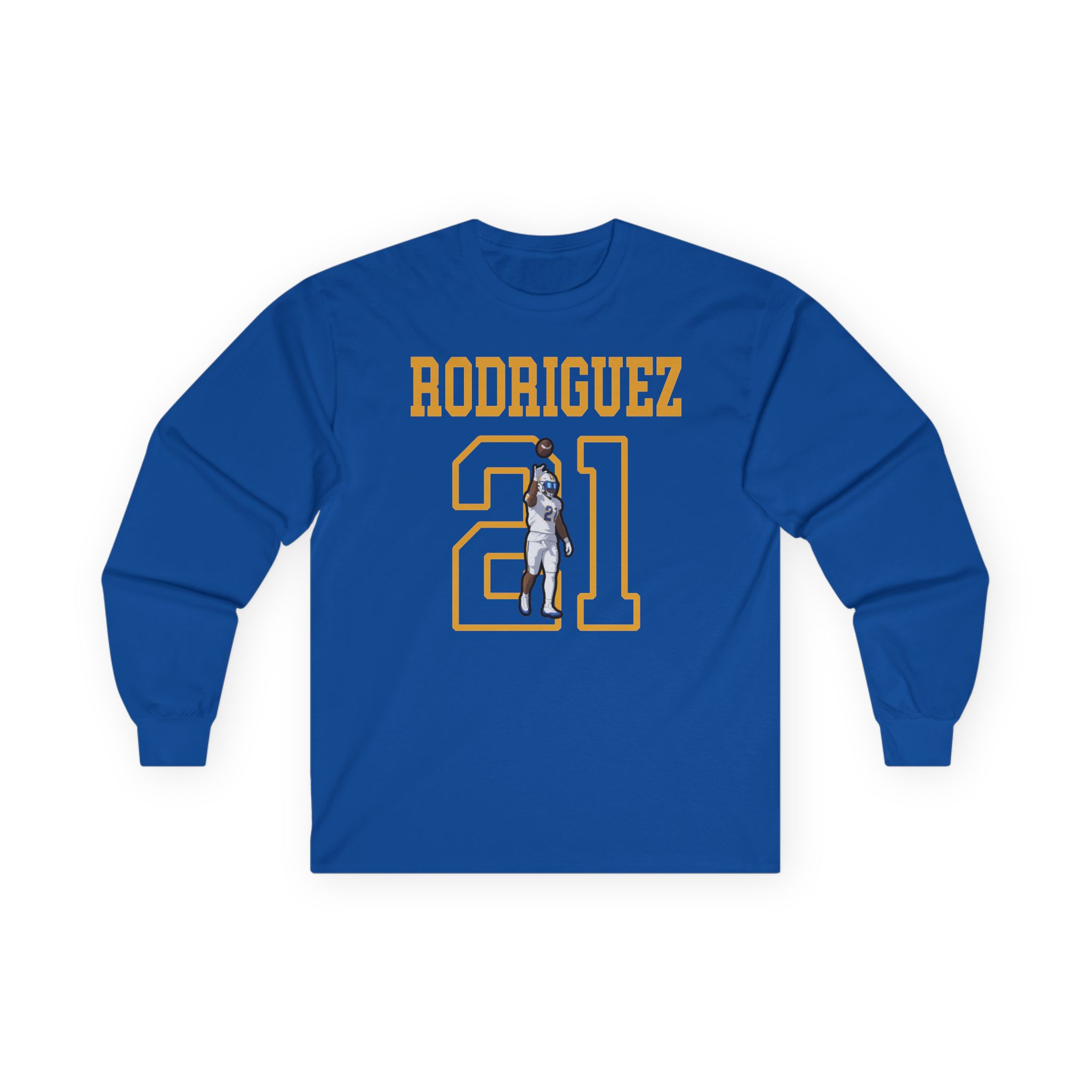 Long Sleeve Tee — character_shirsey in Royal