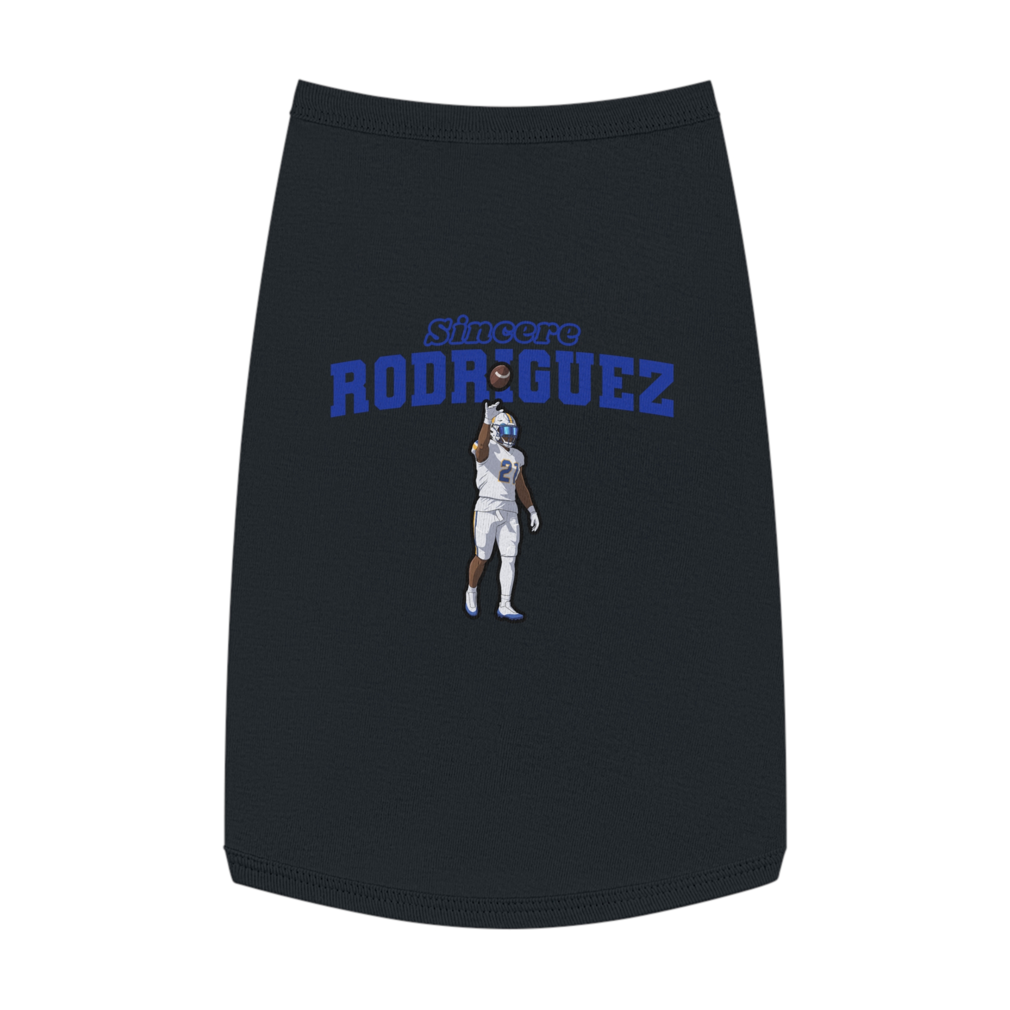 Pet Tank Top — character_name_arch in Black