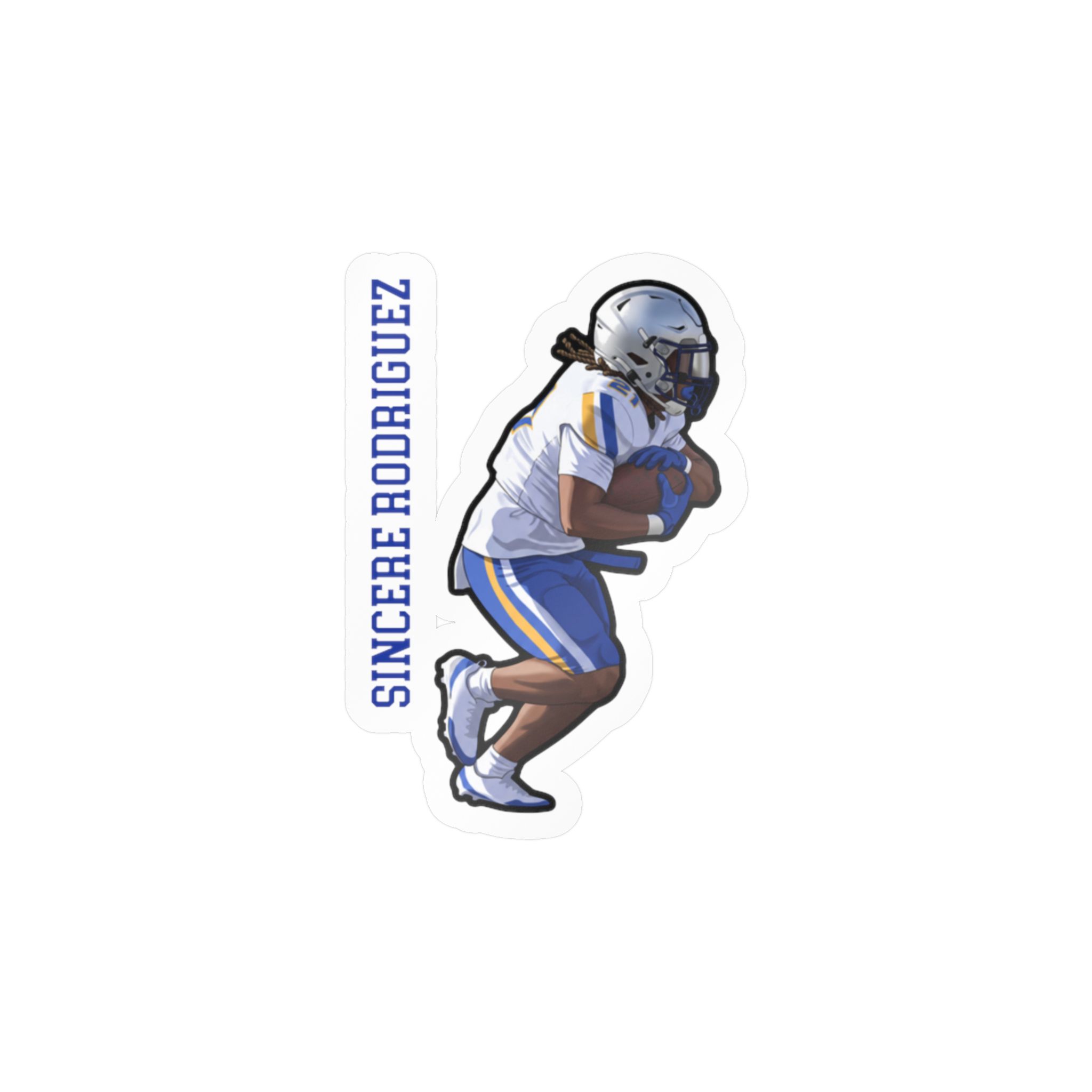 Vinyl Sticker — character_name_vertical in Classic