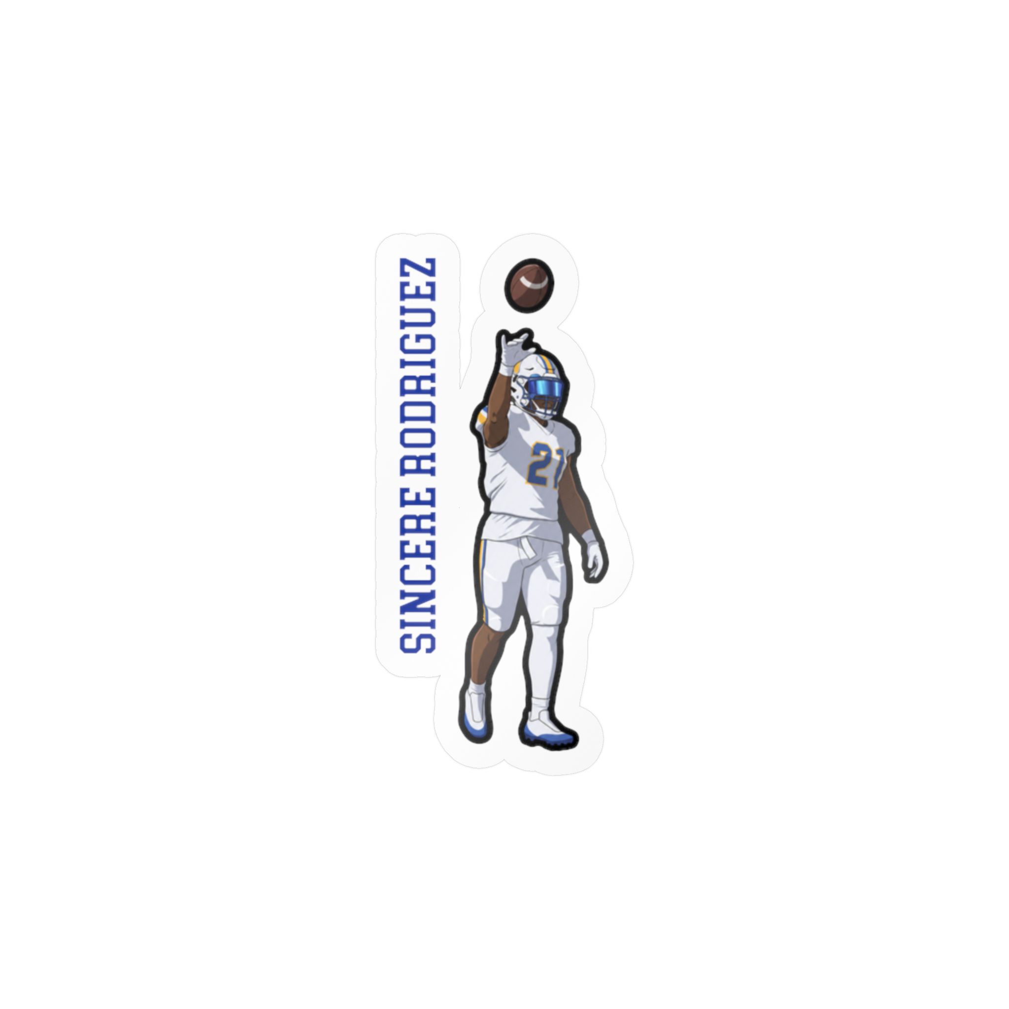 Vinyl Sticker — character_name_vertical in Classic