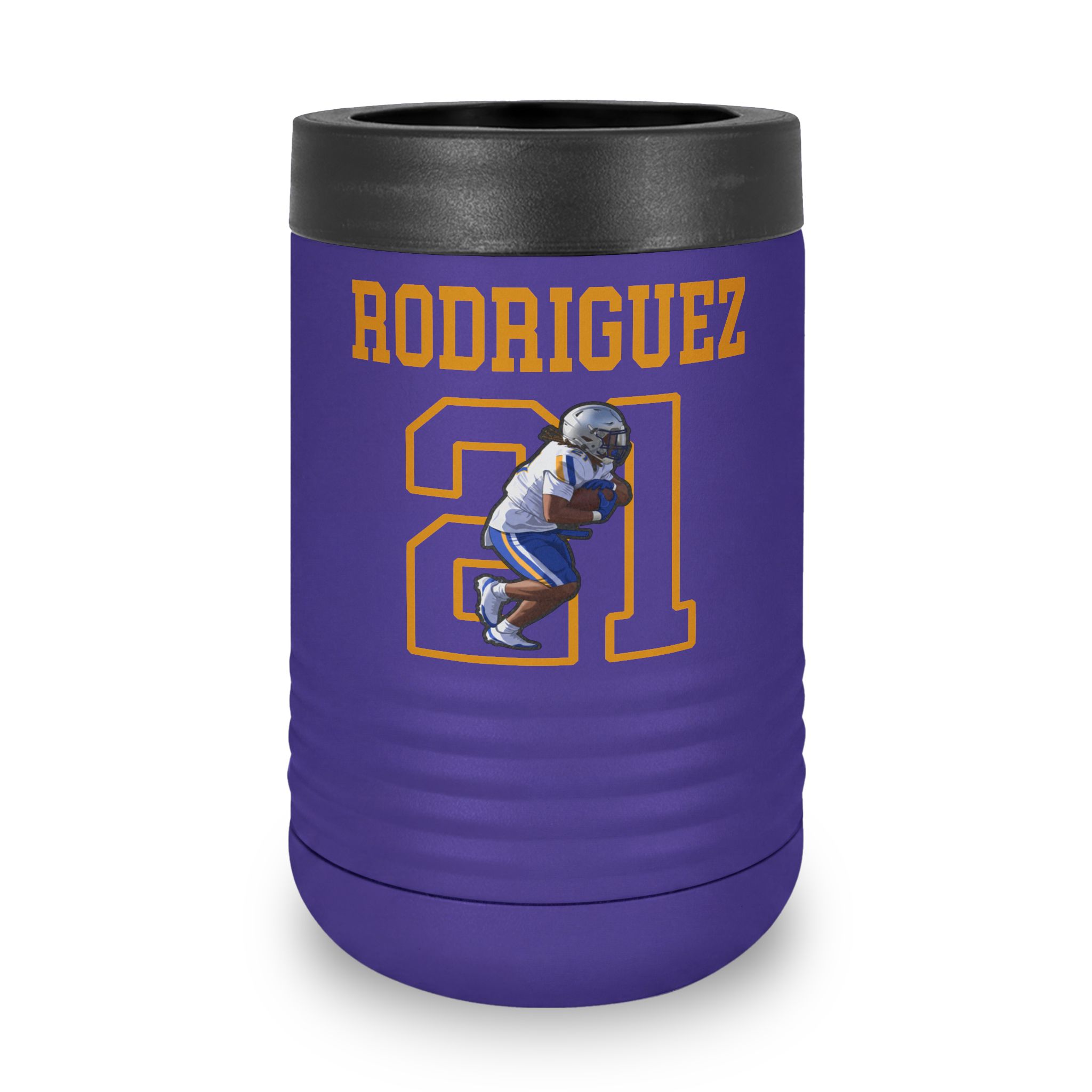 Stainless Can Cooler — character_shirsey in Purple