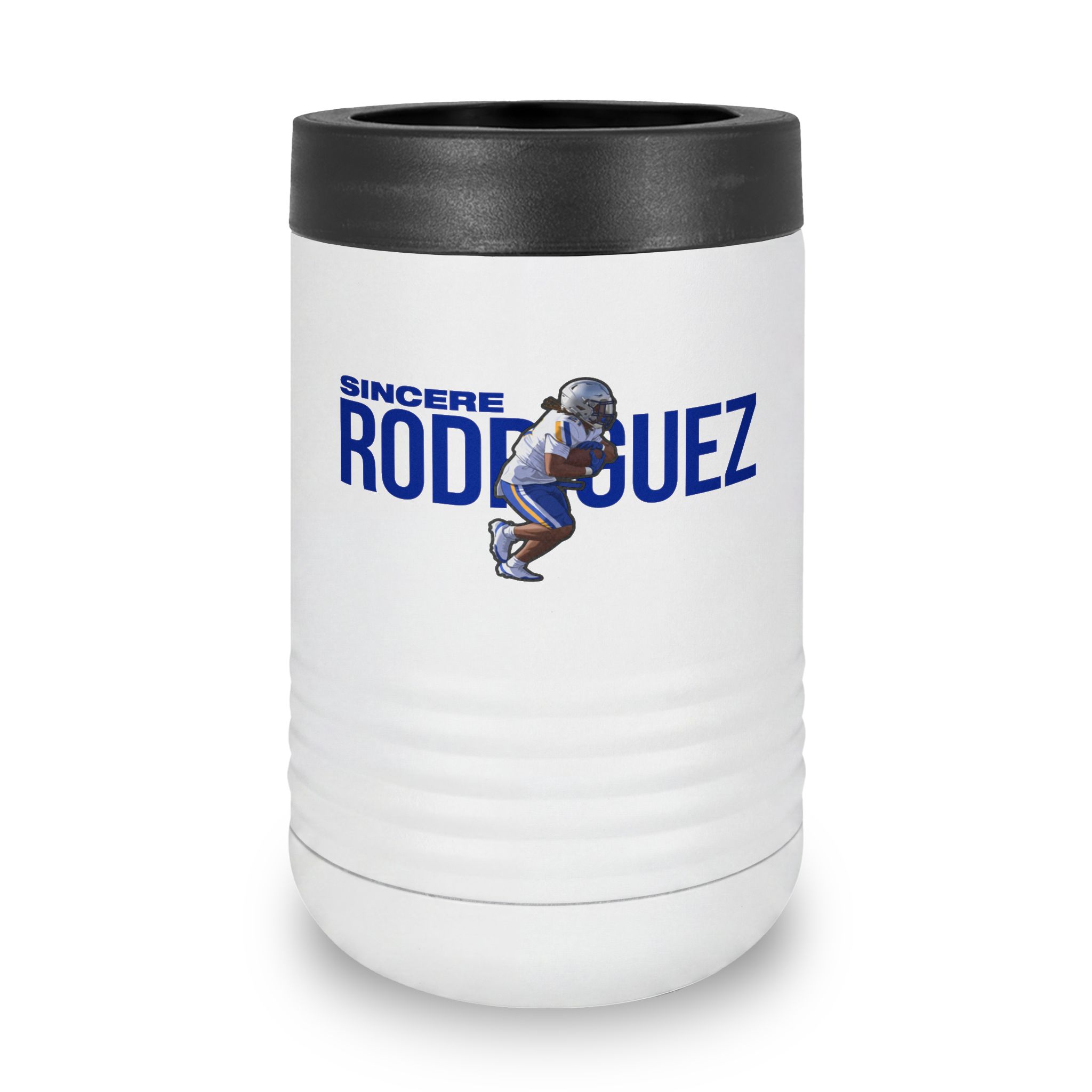 Stainless Can Cooler — character_player_name in White
