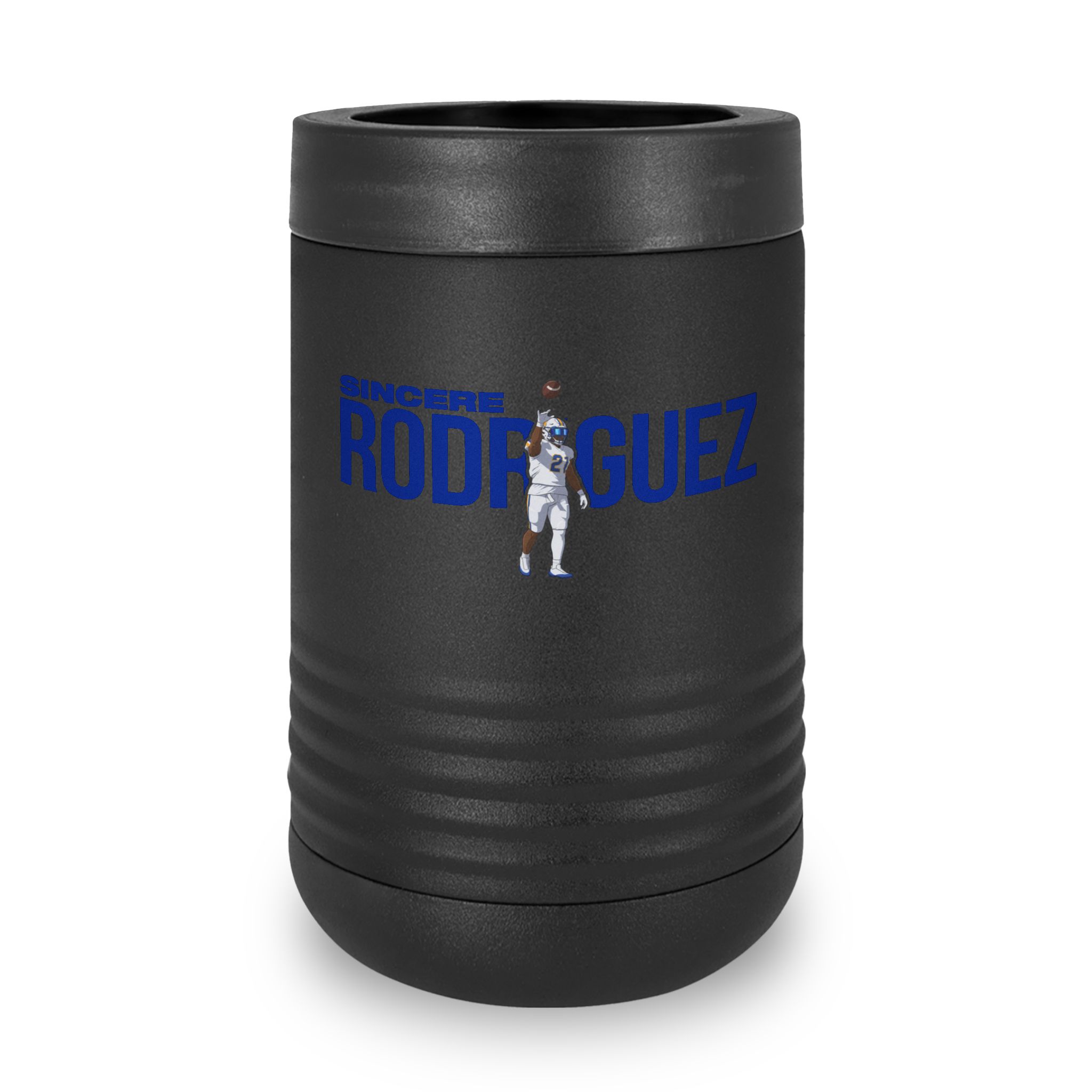 Stainless Can Cooler — character_player_name in Black