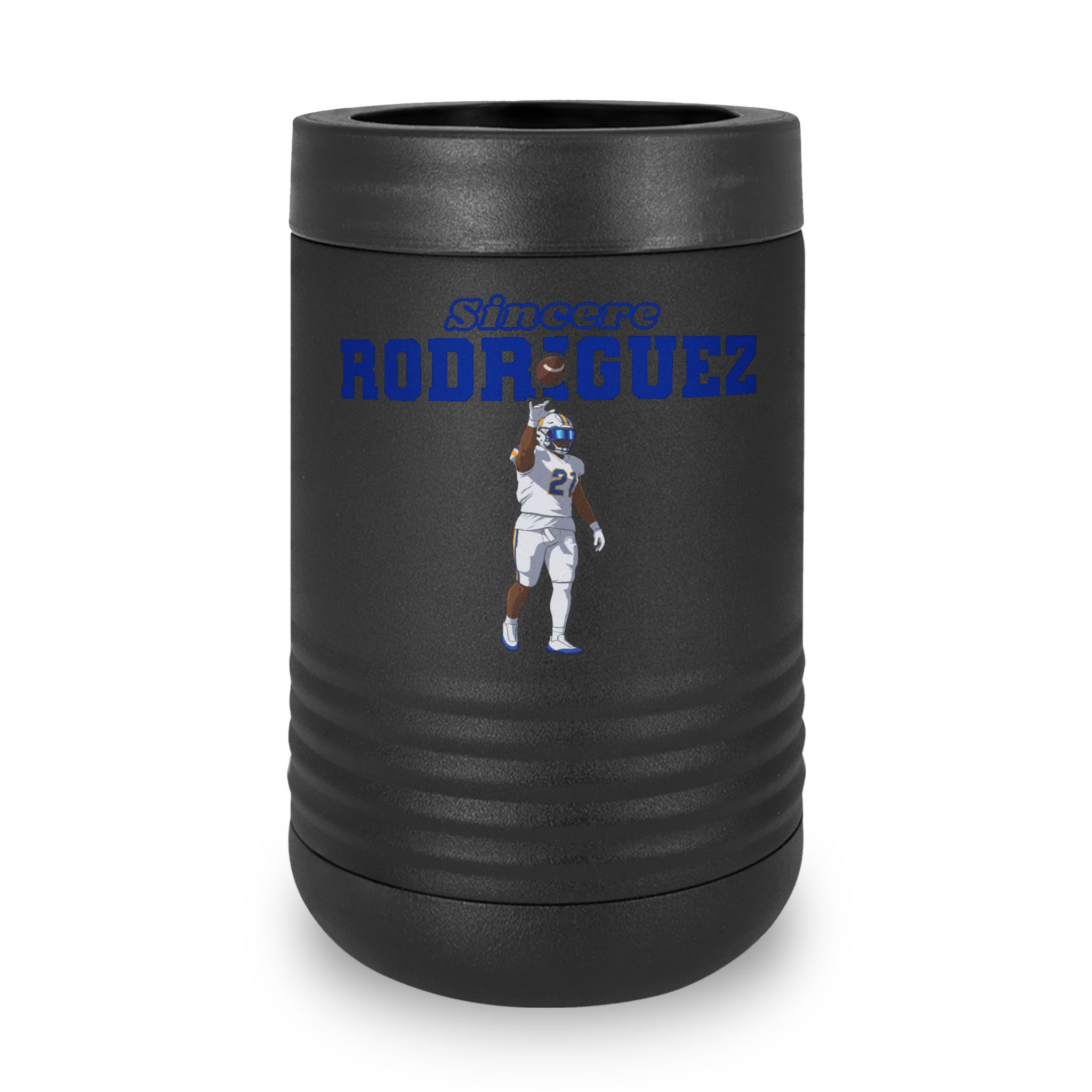 Stainless Can Cooler — character_name_arch in Black