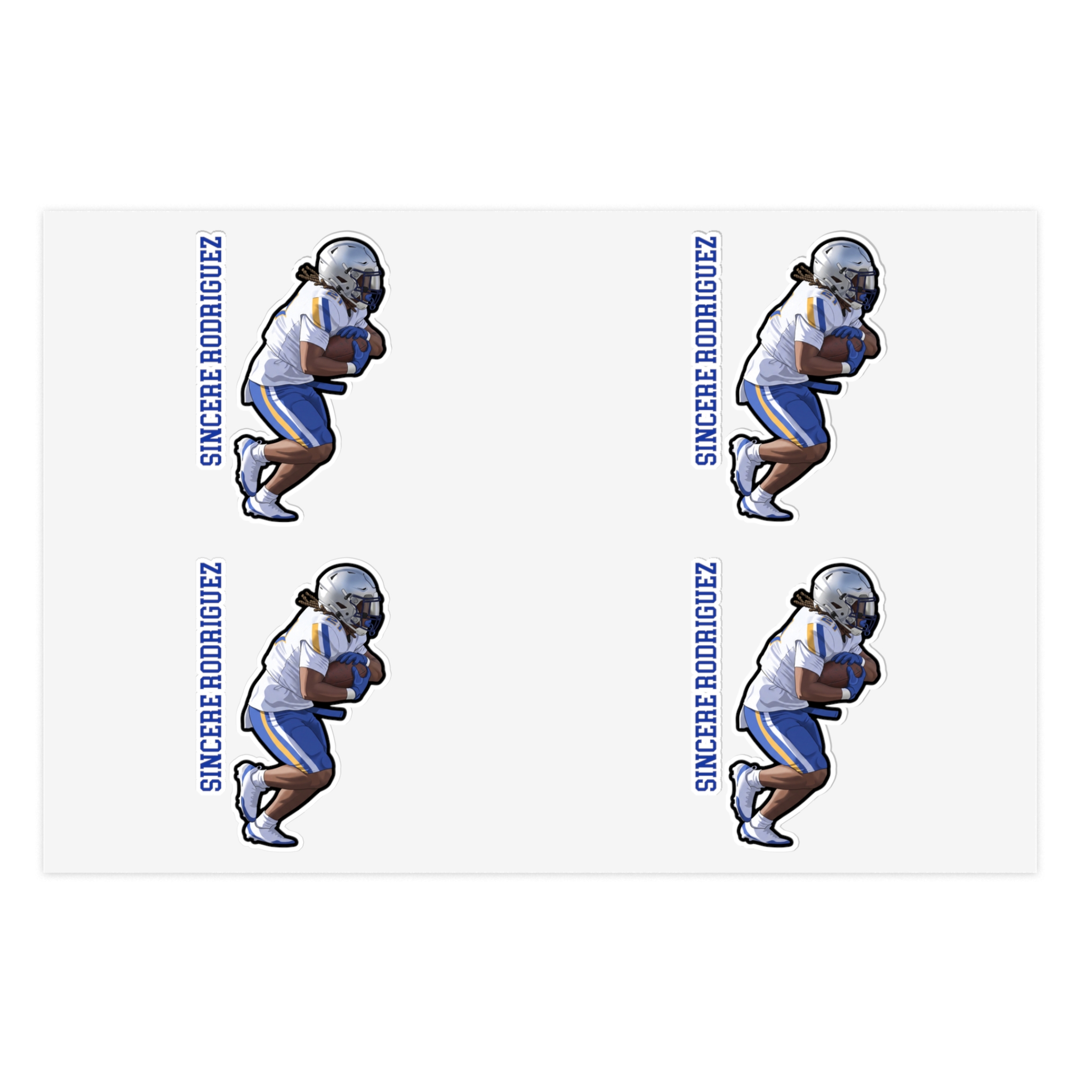 Sticker Sheet — character_name_vertical in Classic